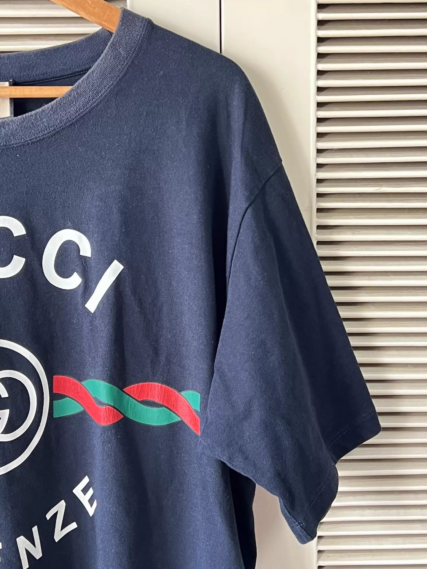 Gucci Gucci 1921 GG Red/Green Ribbon Relaxed XL T-Shirt Size US XL / EU 56 / 4 - 4 Thumbnail