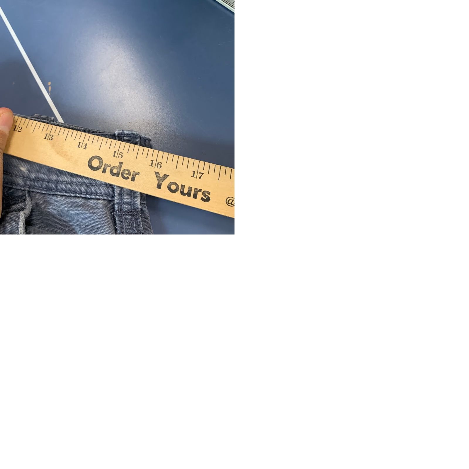 American Eagle Outfitters VINTAGE American Eagle Cargo Shorts Men 30 Blue Outfitters 31x9.5 Cargo Pocket Pockets Casual Summer 90s Mens Size US 30 / EU 46 - 9 Thumbnail