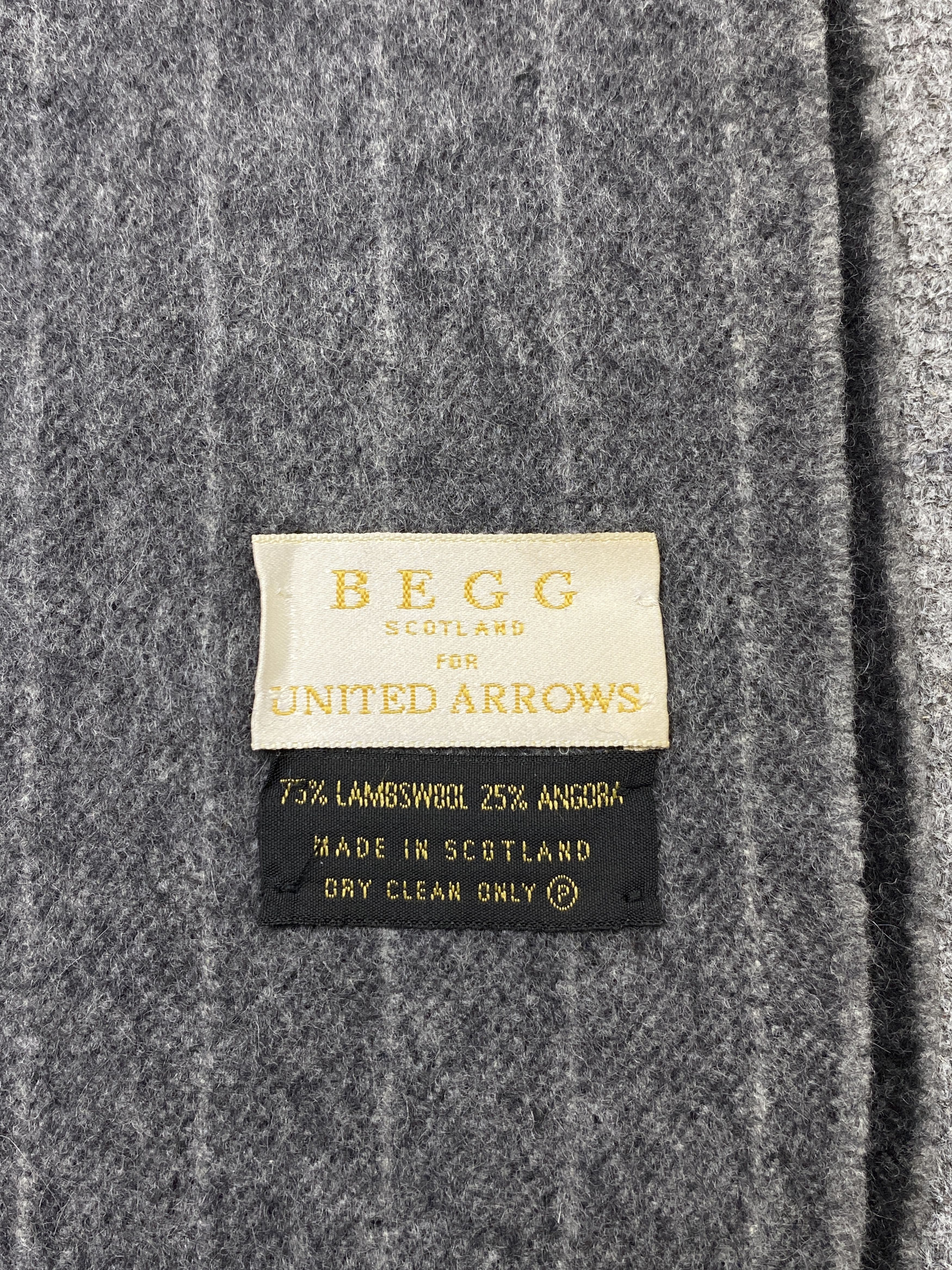 Begg x Co Begg & Co. X United Arrows Cashmere Scarf Muffler SC0125 Size ONE SIZE - 5 Thumbnail