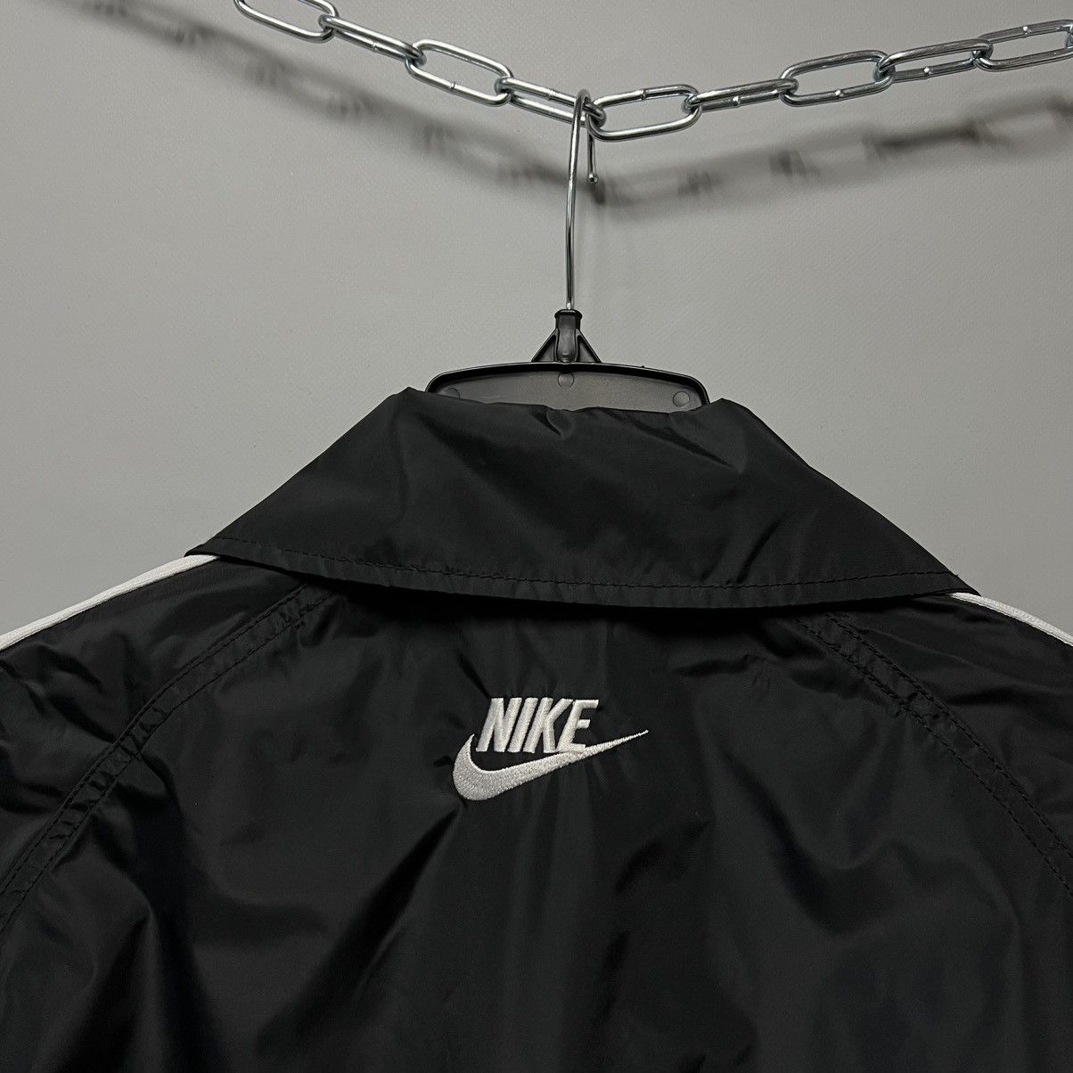 Nike × Vintage 90s Vintage Nike Jacket Black Y2K Size US M / EU 48-50 / 2 - 3 Thumbnail