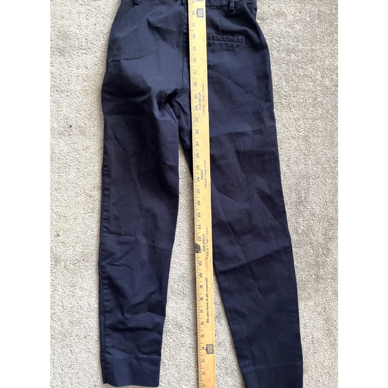H&M H&M Dress Pants Women Size 2 Blue Pull-On Side Zip Ankle Workwear Business Casual Womens Size 26" / US 2 / IT 38 - 6 Thumbnail