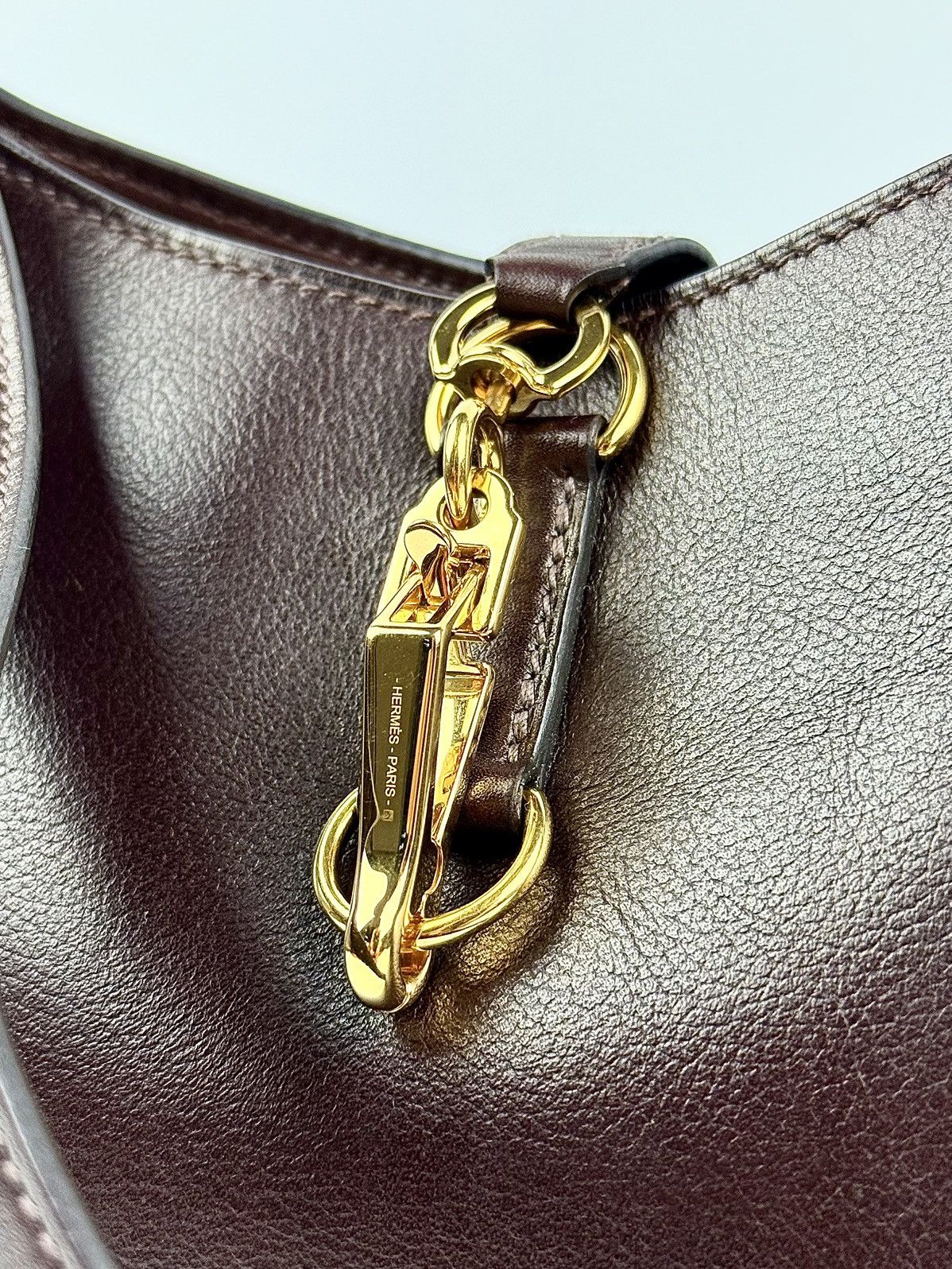 Hermes Hermes - 2020 - Evercolor - Brown & Gold - Trim Duo - 24 Size ONE SIZE - 9 Thumbnail