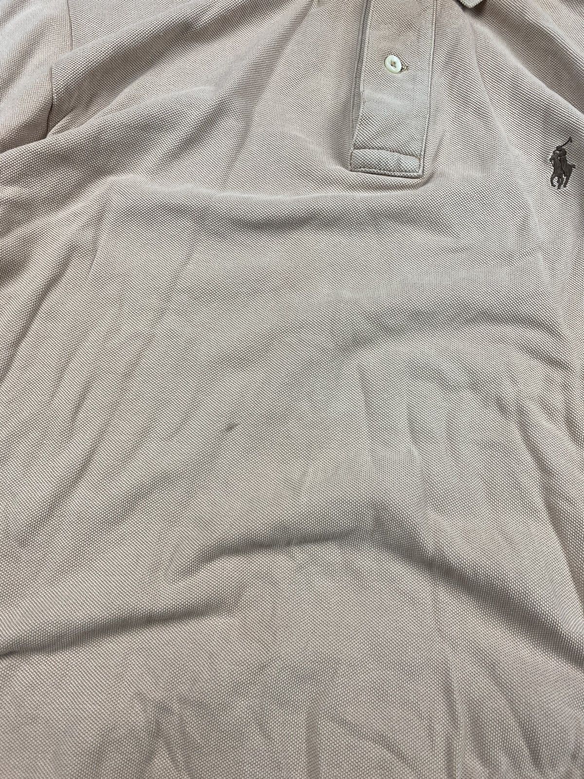 Polo Ralph Lauren × Vintage Polo Ralph Lauren Vintage Y2K Faded Brown Polo T-Shirt Size US M / EU 48-50 / 2 - 4 Thumbnail