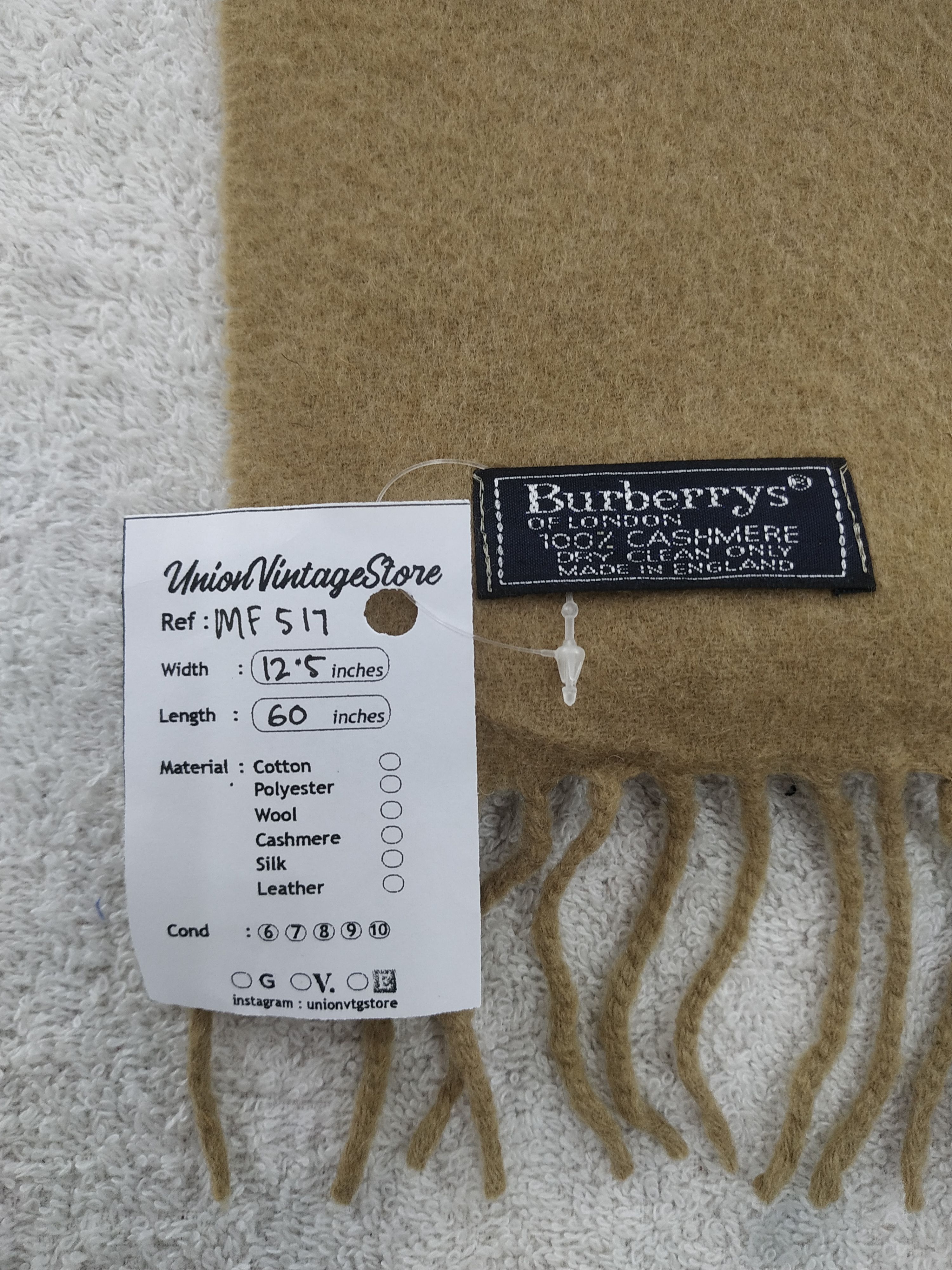 Burberry Vintage Burberry Scarf/Muffler/Neckwear MF517 Size ONE SIZE - 5 Thumbnail