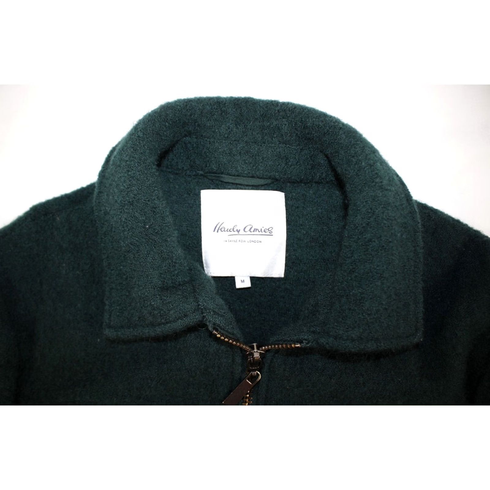 Hardy Amies Hardy Amies Jacket Women's M Savile Row 100% Wool Full Zip Dark Green Size M / US 6-8 / IT 42-44 - 4 Thumbnail