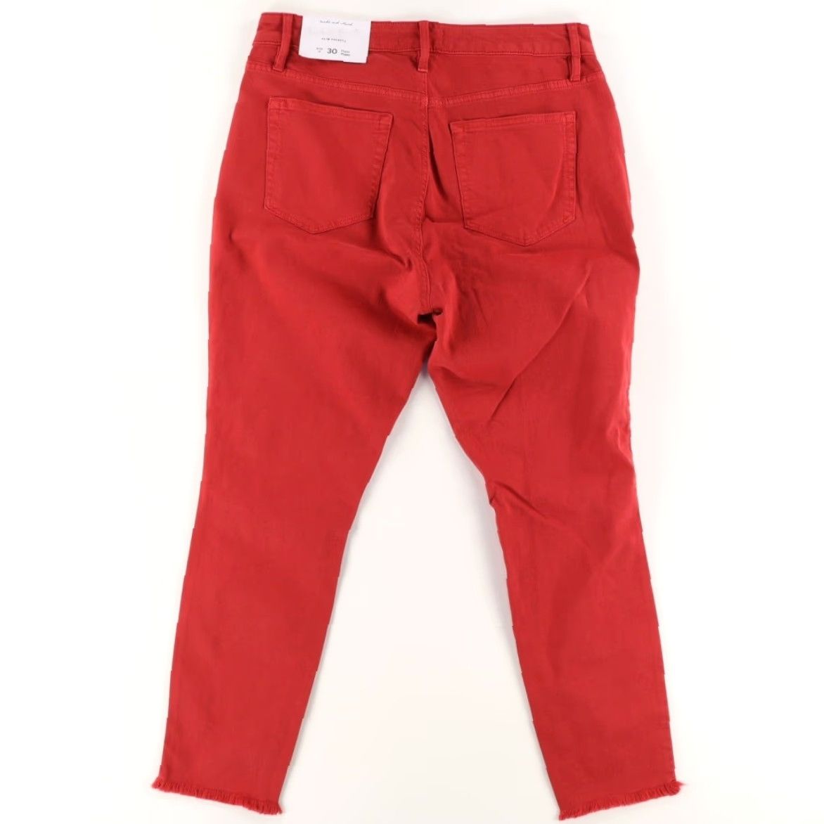 Loft Loft Jeans Red Women's 10 Slim Curvy Skinny Cotton Denim Pants Inseam 29in Casual Adult Women Size 32" / US 10 / IT 46 - 4 Thumbnail