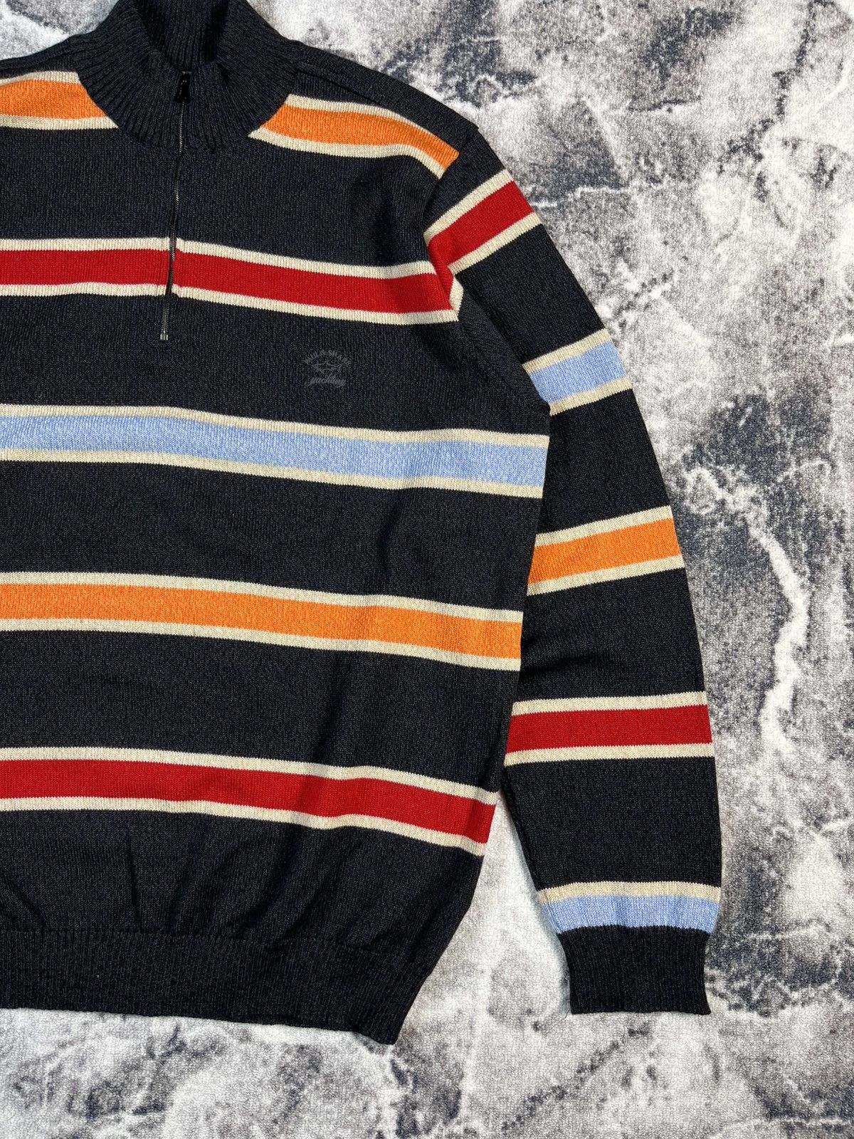 Paul & Shark Paul & Shark Striped Wool Sweater XXL Fits XL Size US XL / EU 56 / 4 - 3 Thumbnail