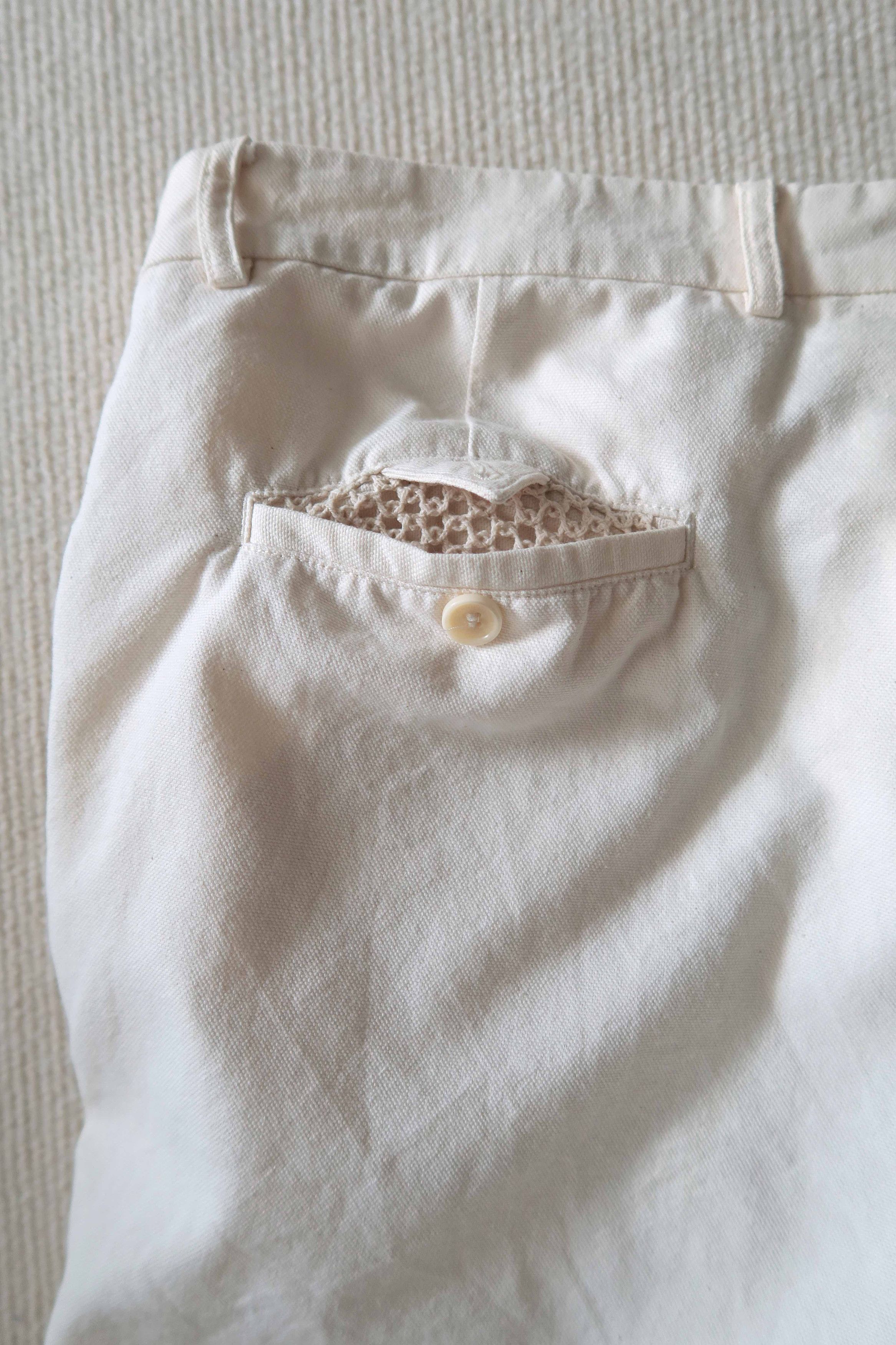 Daniele Alessandrini Daniele Alessandrini Italy Luxury Knitted Net Front Shorts Size US 36 / EU 52 - 10 Thumbnail