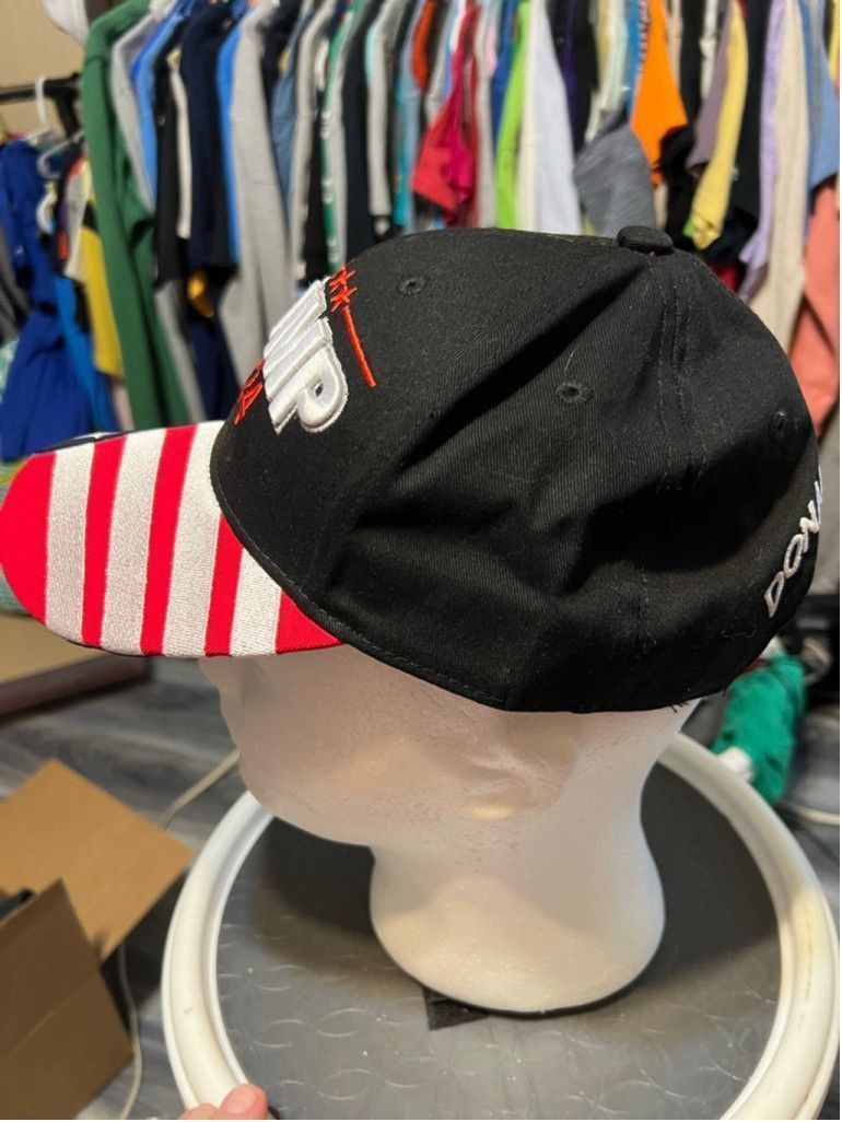 Other Men's The MAGA Mall Trump 2024 Hat One Size American Flag Size ONE SIZE - 2 Thumbnail