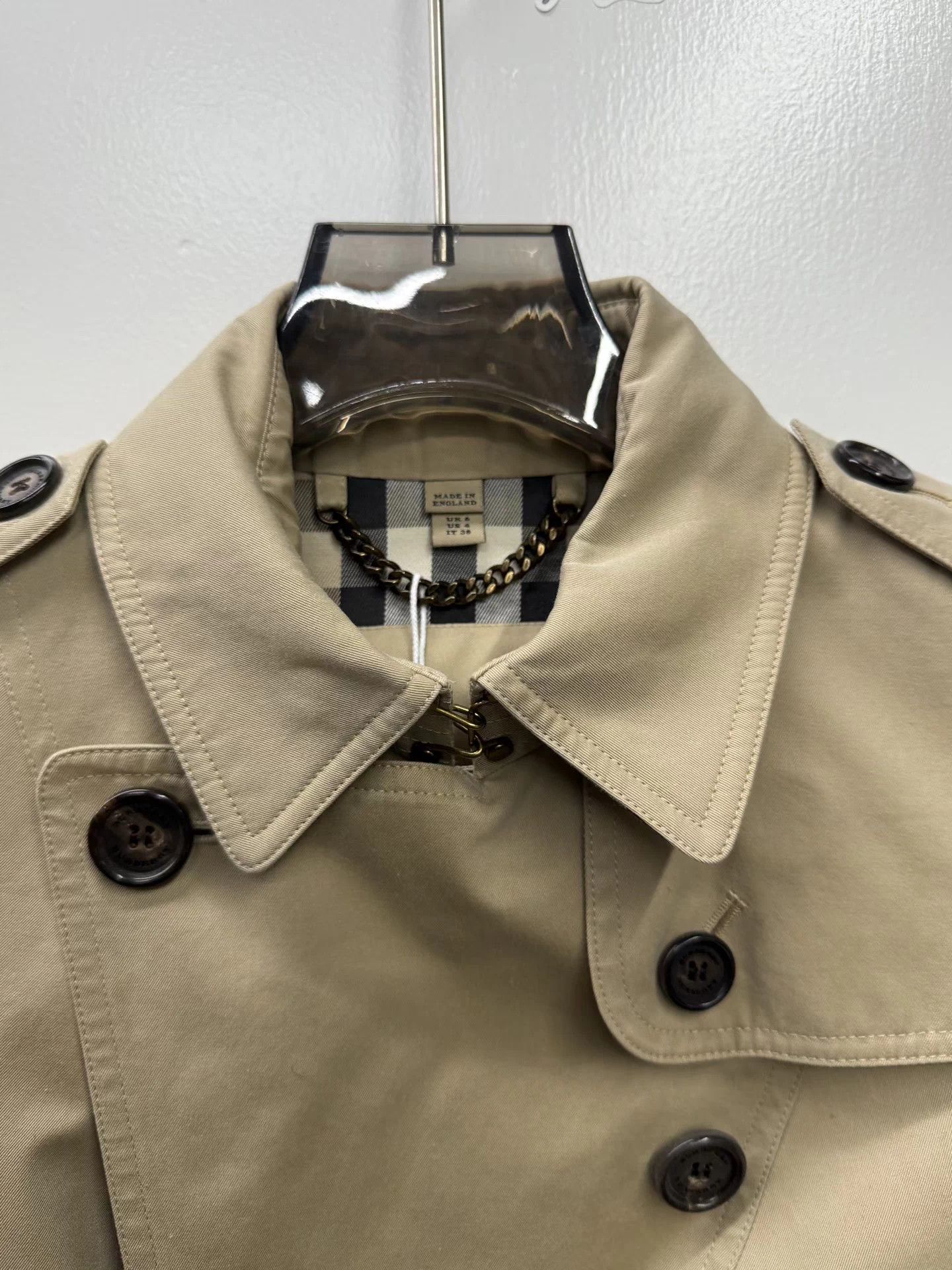Burberry Burberry Khaki DB Kensington Women's UK6 Trench Size XS / US 0-2 / IT 36-38 - 2 Thumbnail