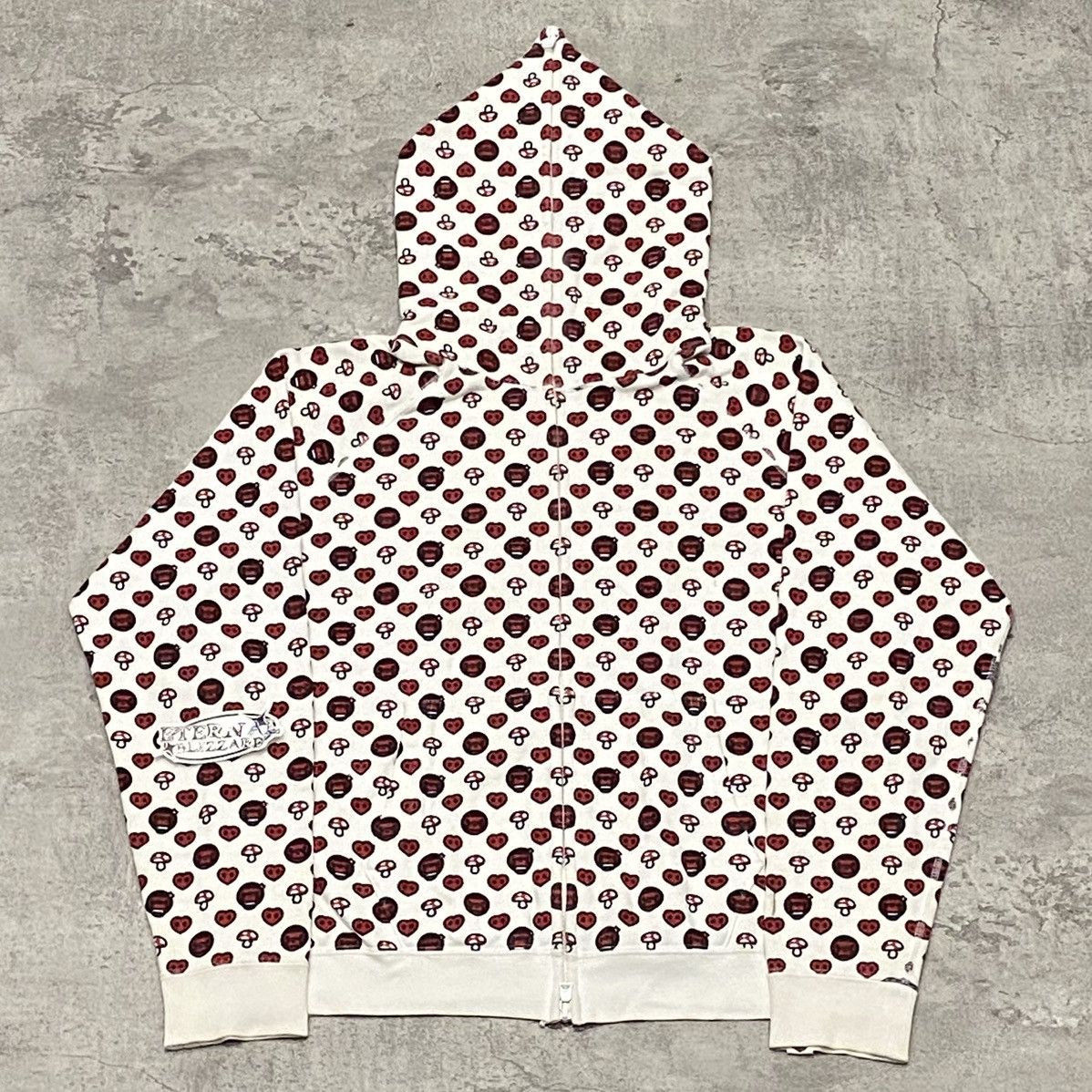 Bape Bape Baby Milo Valentine Hoodie Size US S / EU 44-46 / 1 - 1 Thumbnail