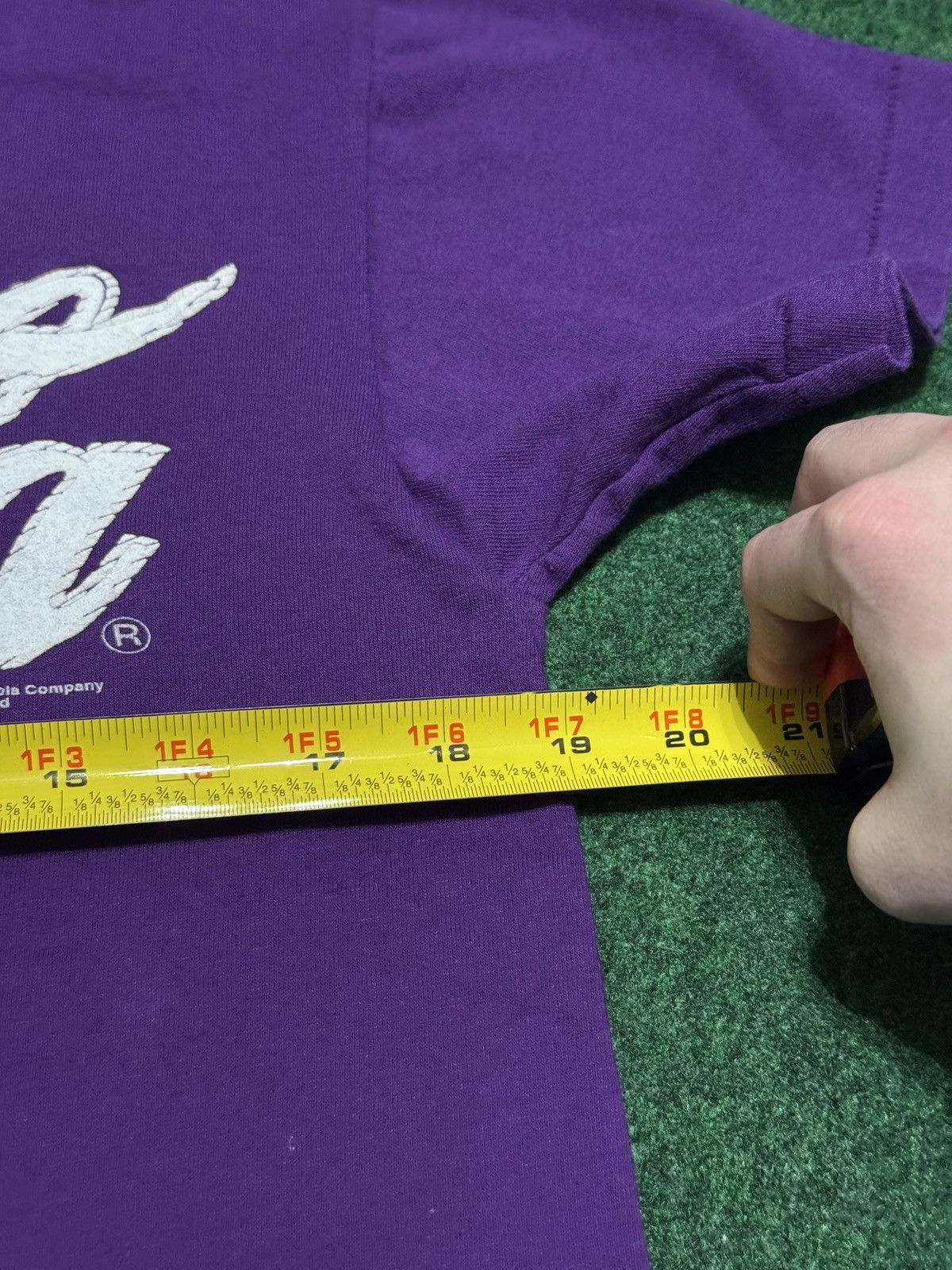 Coca Cola Coca Cola Spell Out Purple Coke Small 19x24 Soda Pop T Shirt Size US S / EU 44-46 / 1 - 7 Thumbnail