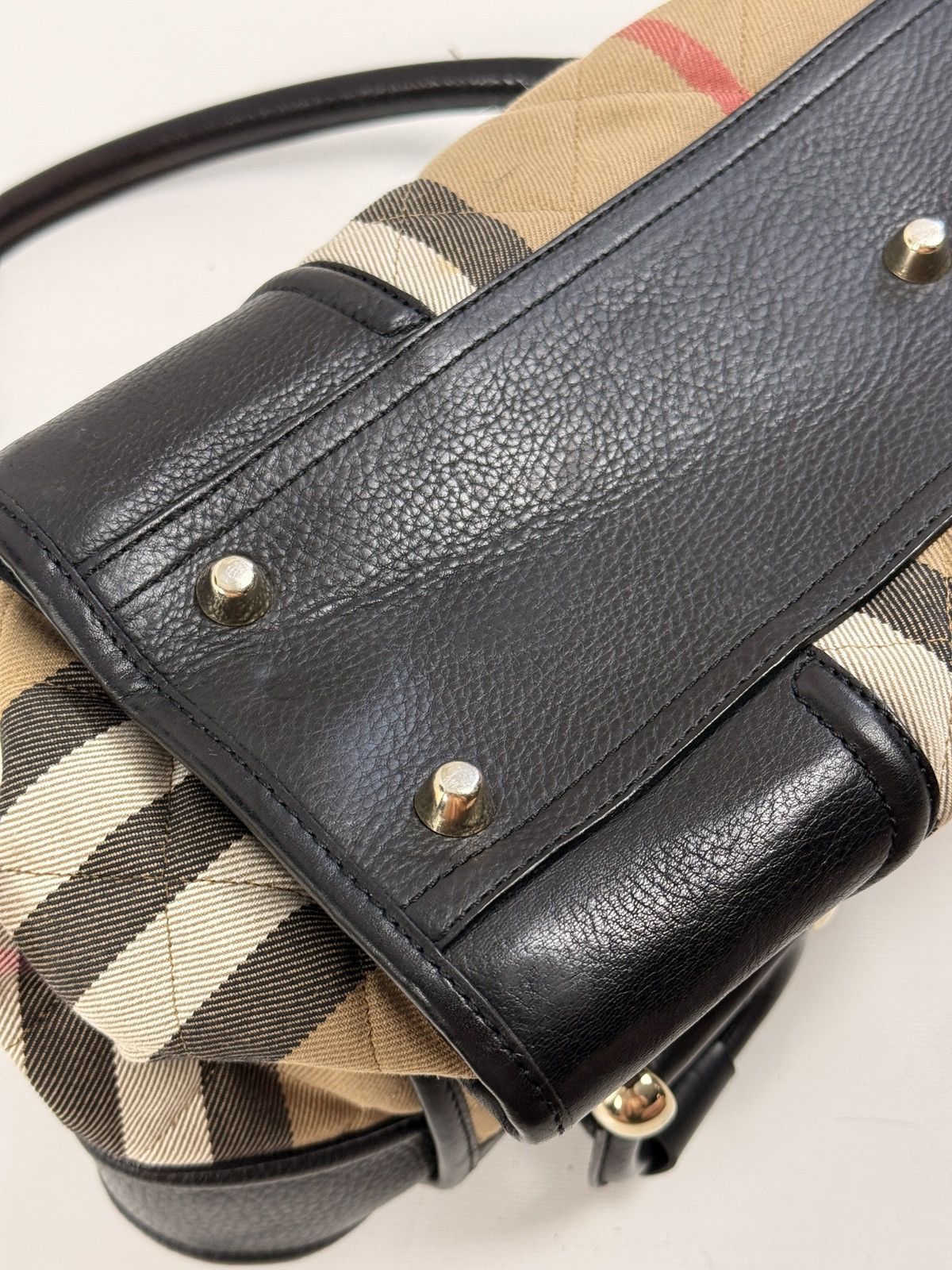Burberry Burberry Nova Check & Leather bag Size ONE SIZE - 13 Thumbnail