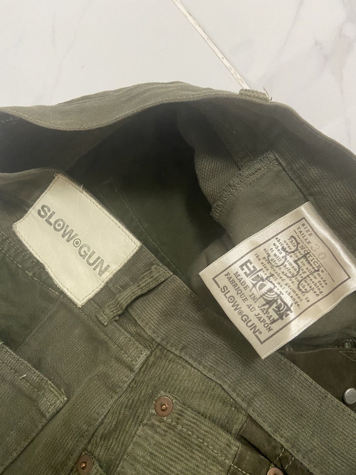 Japanese Brand SLOW GUN FUGA Size US 29 - 3 Thumbnail
