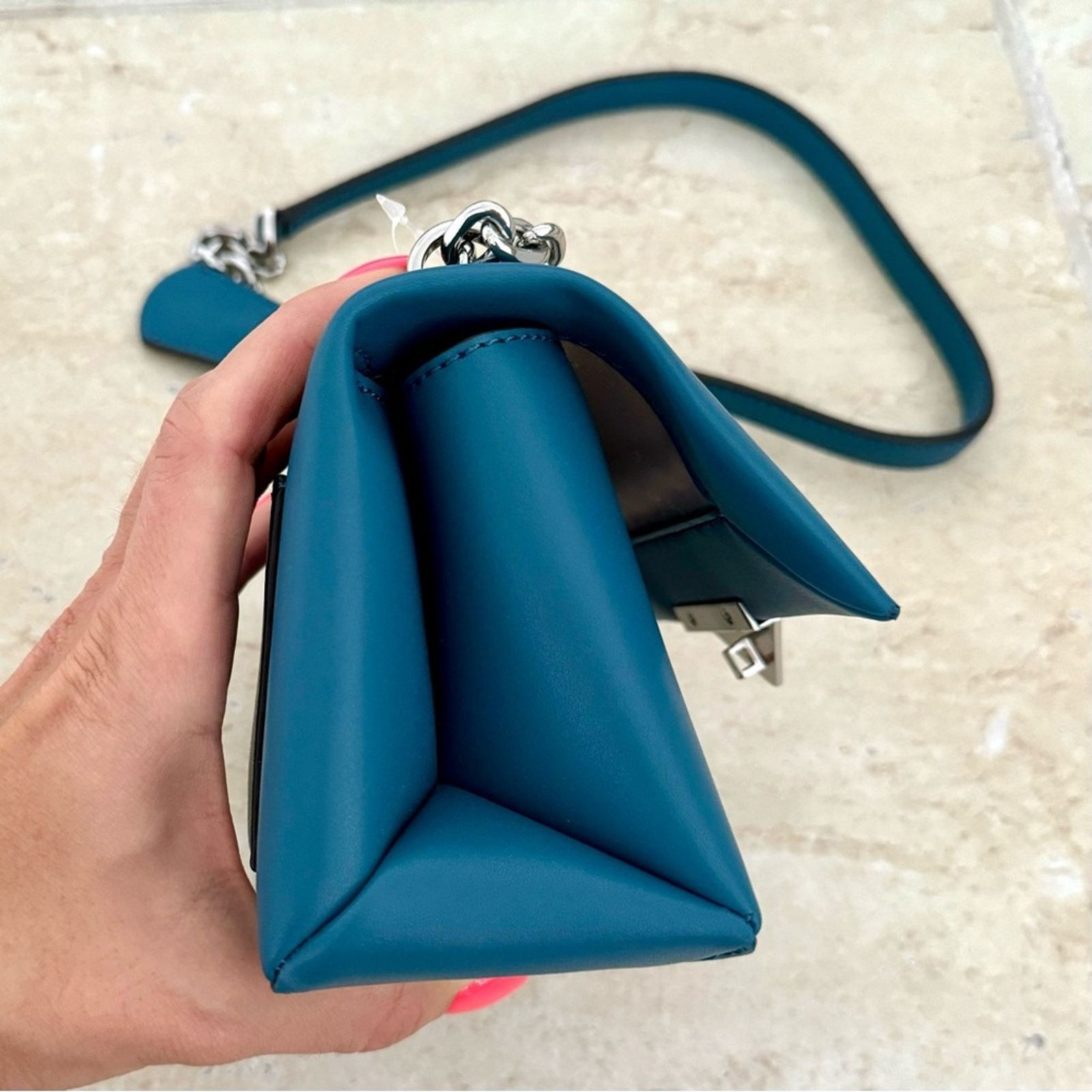 Michael Kors NWT! MICHAEL KORS Cece Teal Handbag, Small, MSRP.$448 Size ONE SIZE - 9 Thumbnail