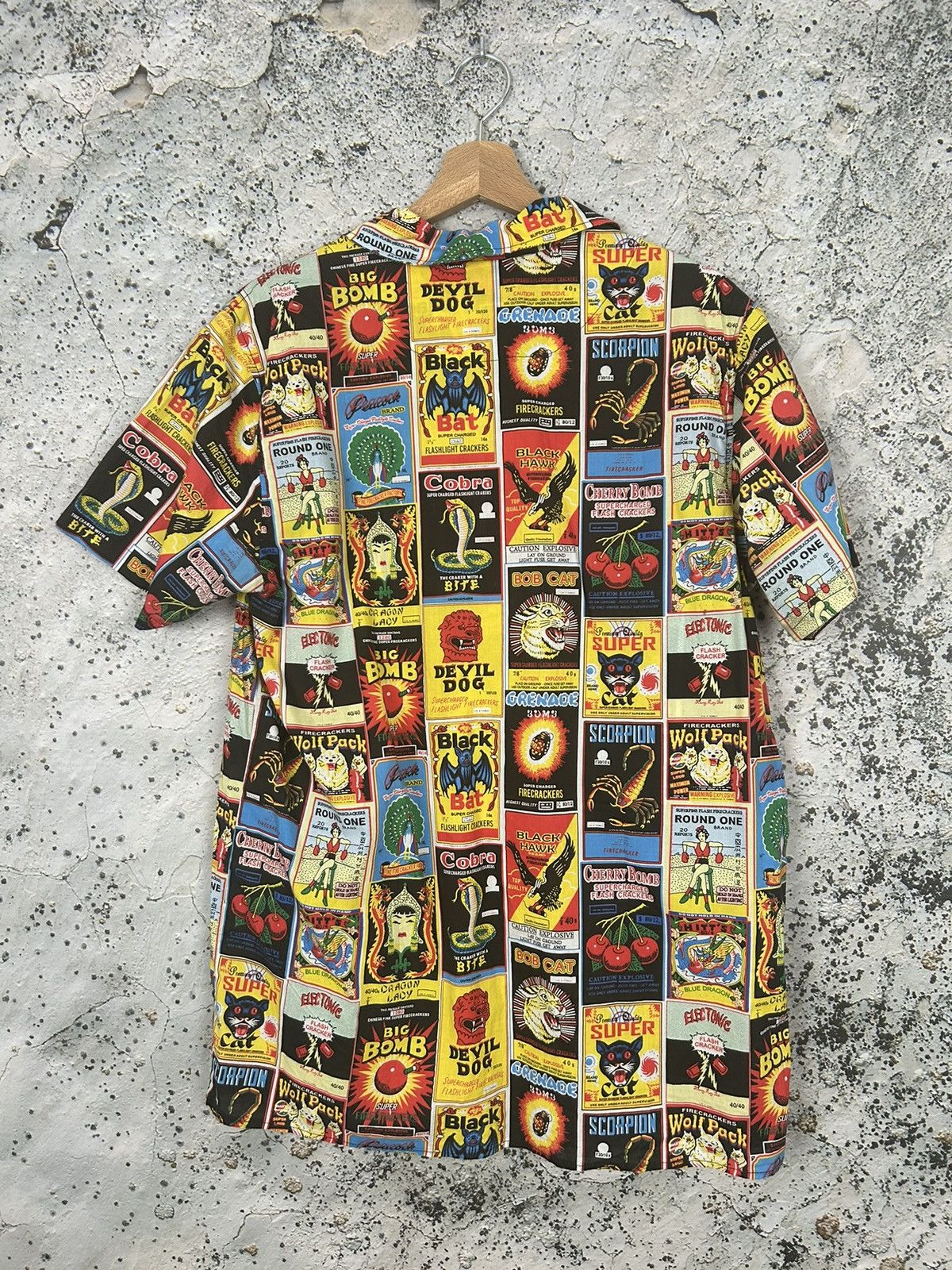 Vintage Vintage Crazy Shirt Summer Comics Hype Streetwear Y2K Size US M / EU 48-50 / 2 - 4 Thumbnail