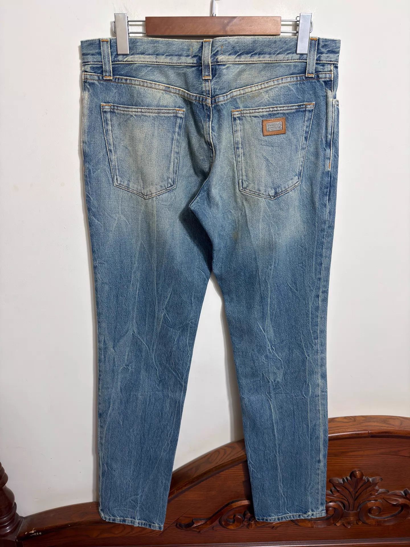 Dolce & Gabbana Dolce&Gabbana Low Rise Slim Distressed Jeans 50 Size US 34 / EU 50 - 2 Thumbnail