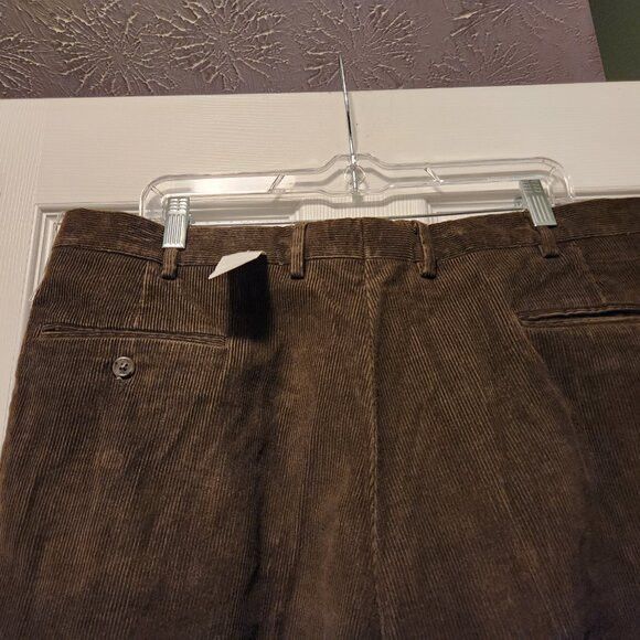 Jos. A. Bank jos.a.bank mens new green 100%cotton corduroy pants 36/32 Size US 36 / EU 52 - 4 Thumbnail