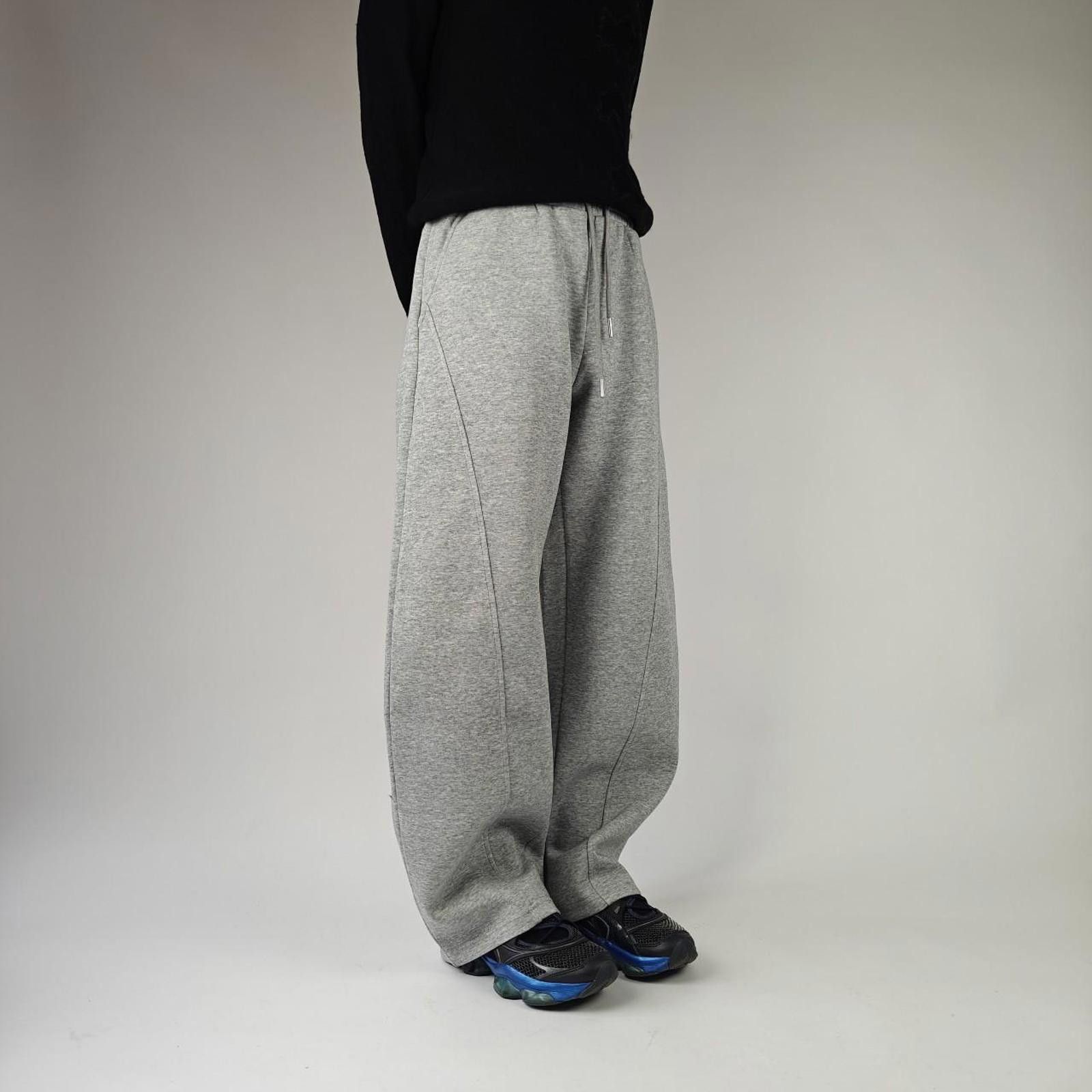 Other Grey Curve Wide Leg Joggers Size US 32 / EU 48 - 2 Thumbnail