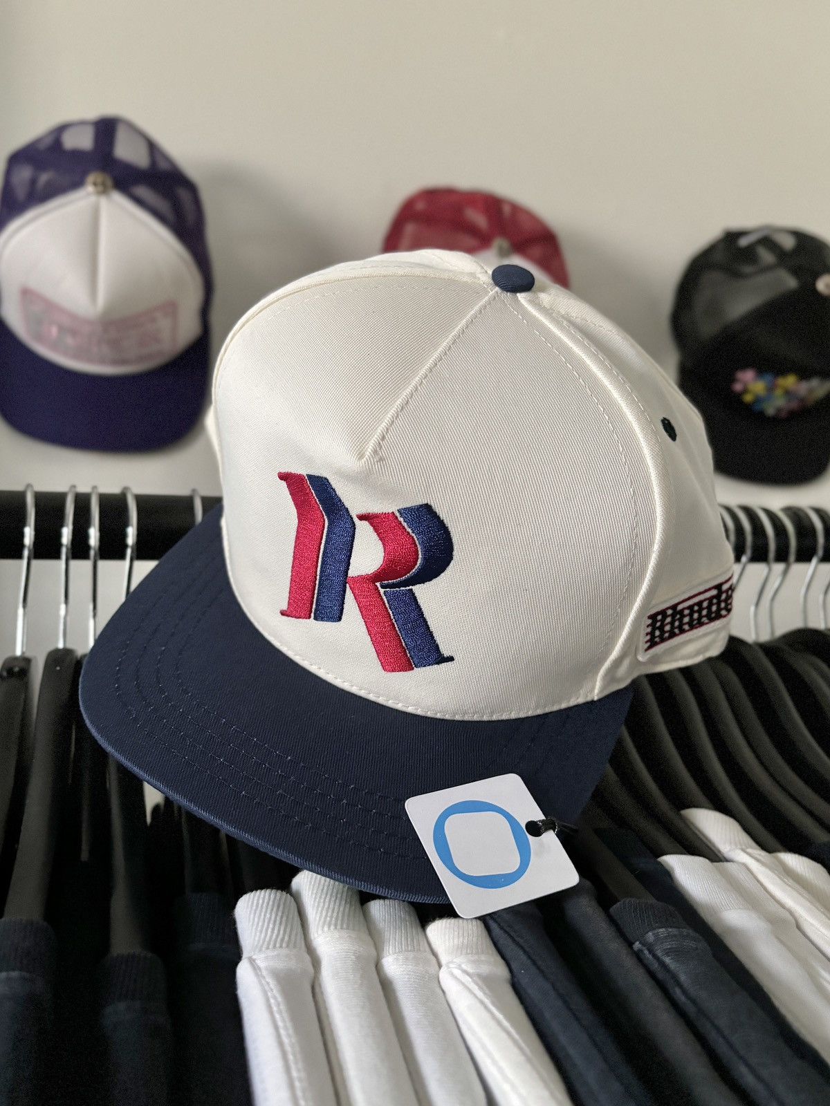 Rhude RHUDE DOUBLE R HAT Size ONE SIZE - 3 Thumbnail