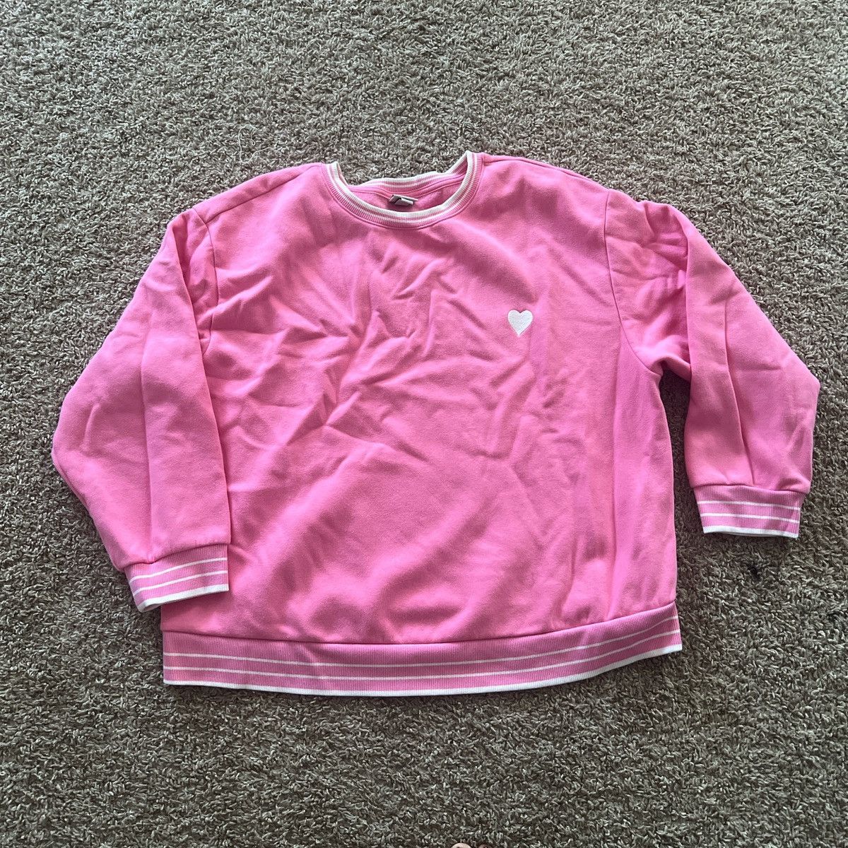 Other Pink Heart Sweatshirt Size XXL / US 16-18 / IT 52-54 - 1 Thumbnail