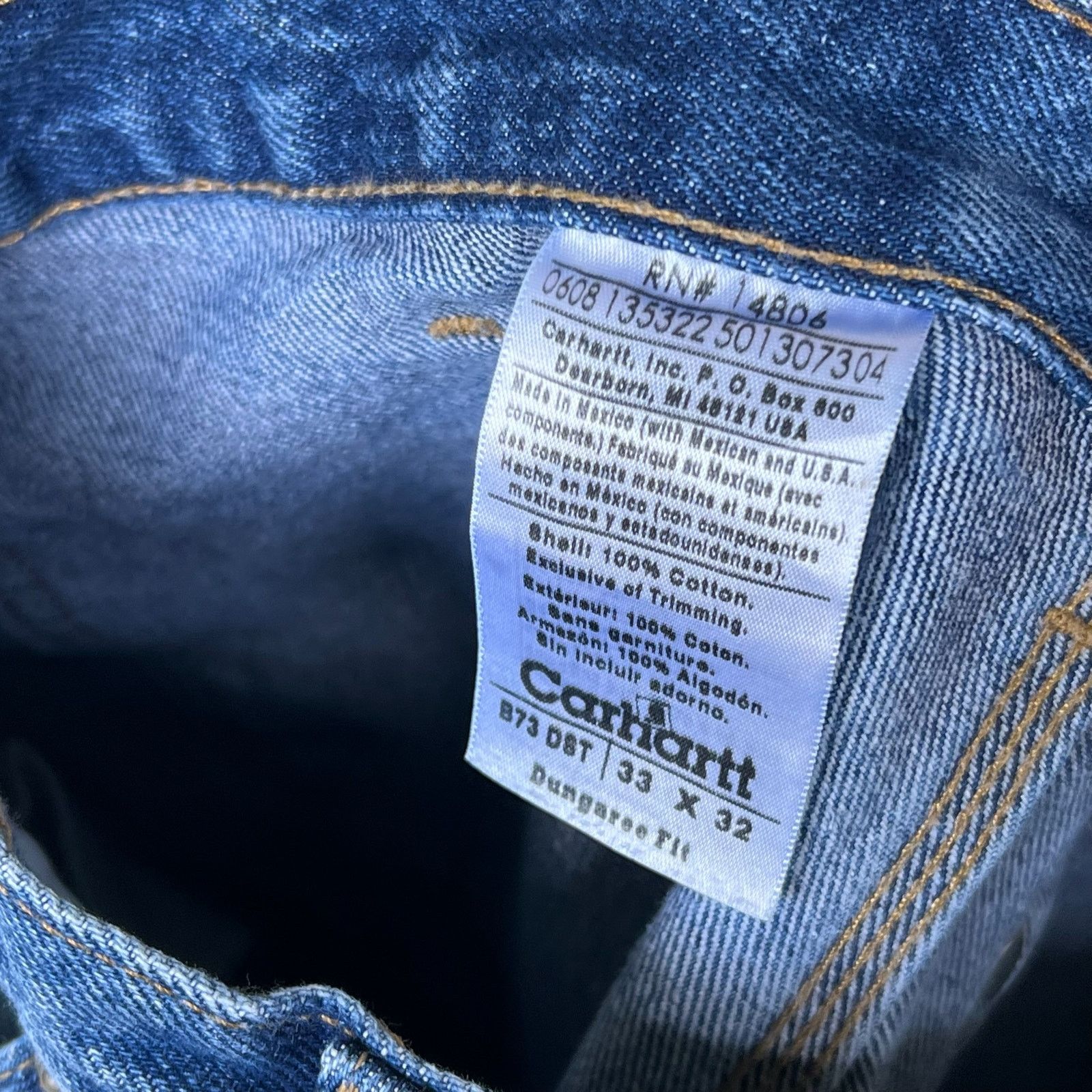 Carhartt × Vintage Carhartt denim blue jean double knee work carpenter pants Size US 30 / EU 46 - 6 Thumbnail