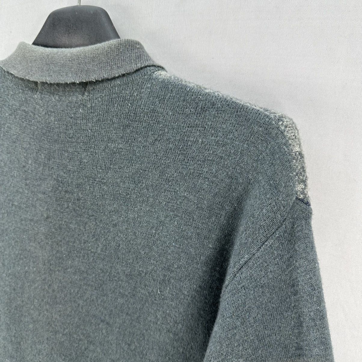Lindbergh Vintage 80's Wool Knit Polo Shirt Tartan Check by Linbergh Size US S / EU 44-46 / 1 - 5 Thumbnail