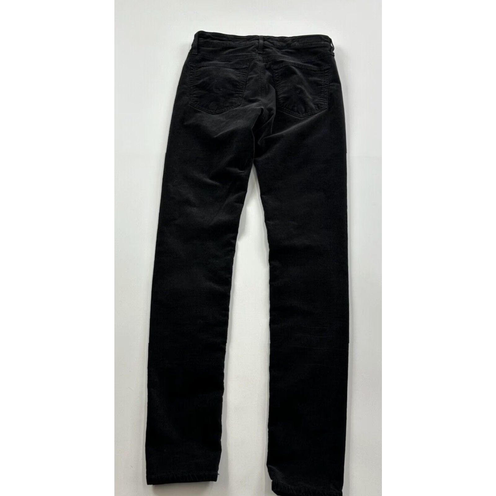 Velvet AG Adriano Goldschmied Pants Womens 26 Black Velvet The Farrah Skinny Jeans Slim Straight 30in Inseam Womens Size 26" / US 2 / IT 38 - 2 Thumbnail