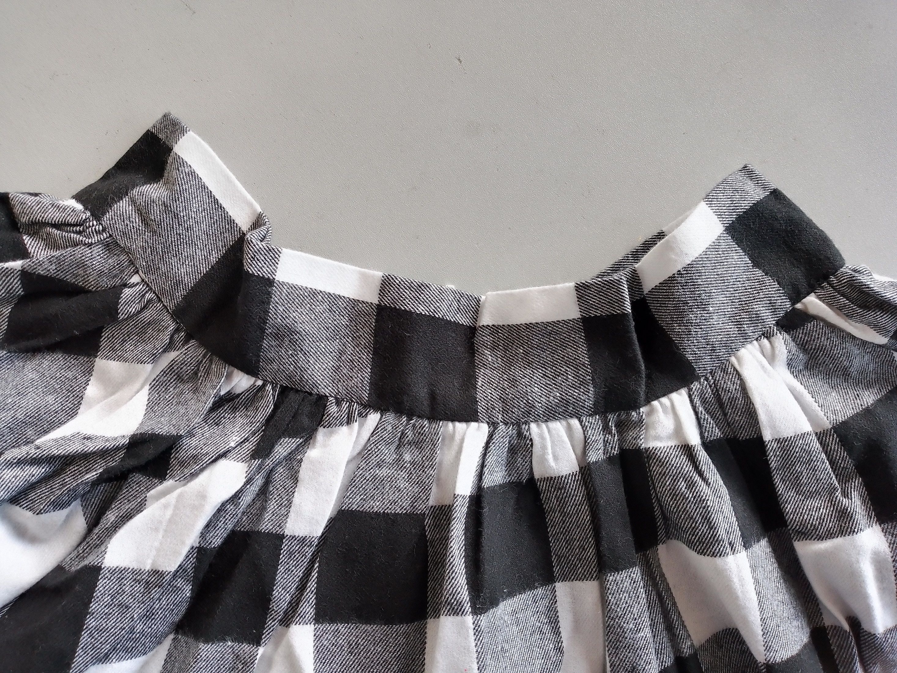 Other Flannel Vintage Plaid Circle Skirt - Knee Length Checked Size 36" / US 14 / IT 50 - 2 Thumbnail