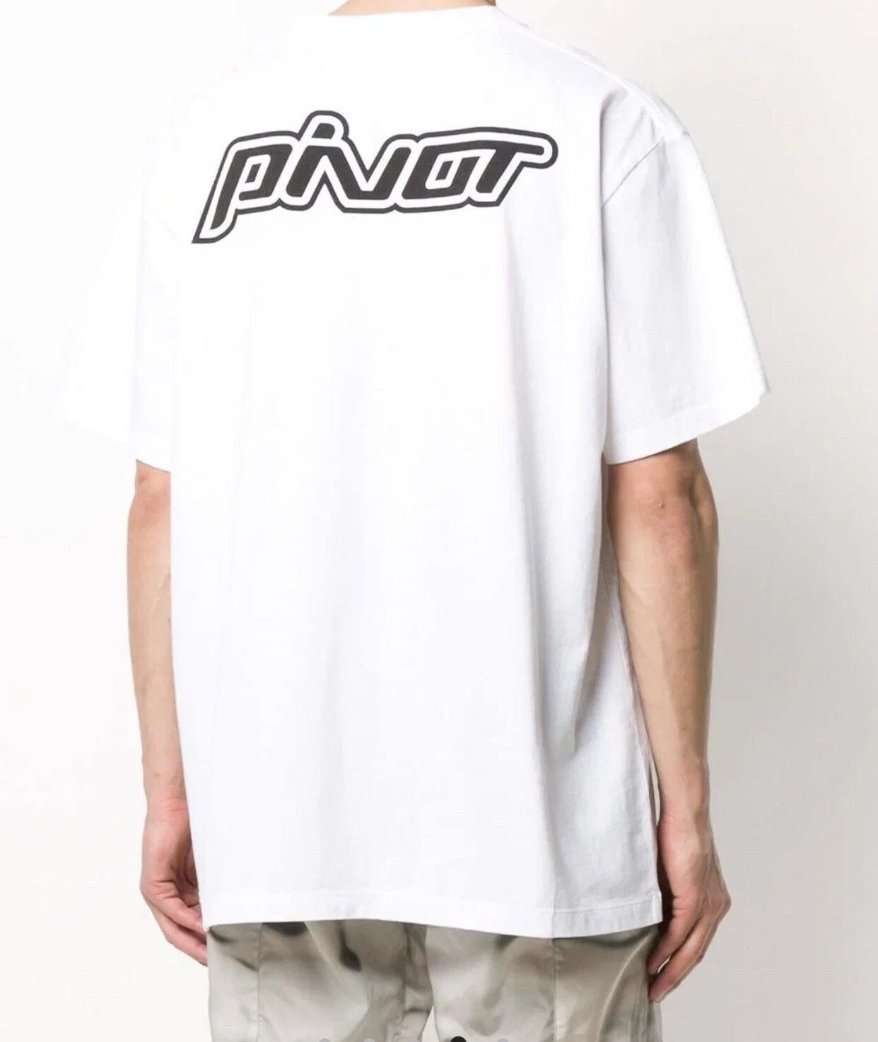 Off-White White Mona Lisa Pivot Oversized T-Shirt Size XS / US 0-2 / IT 36-38 - 6 Thumbnail