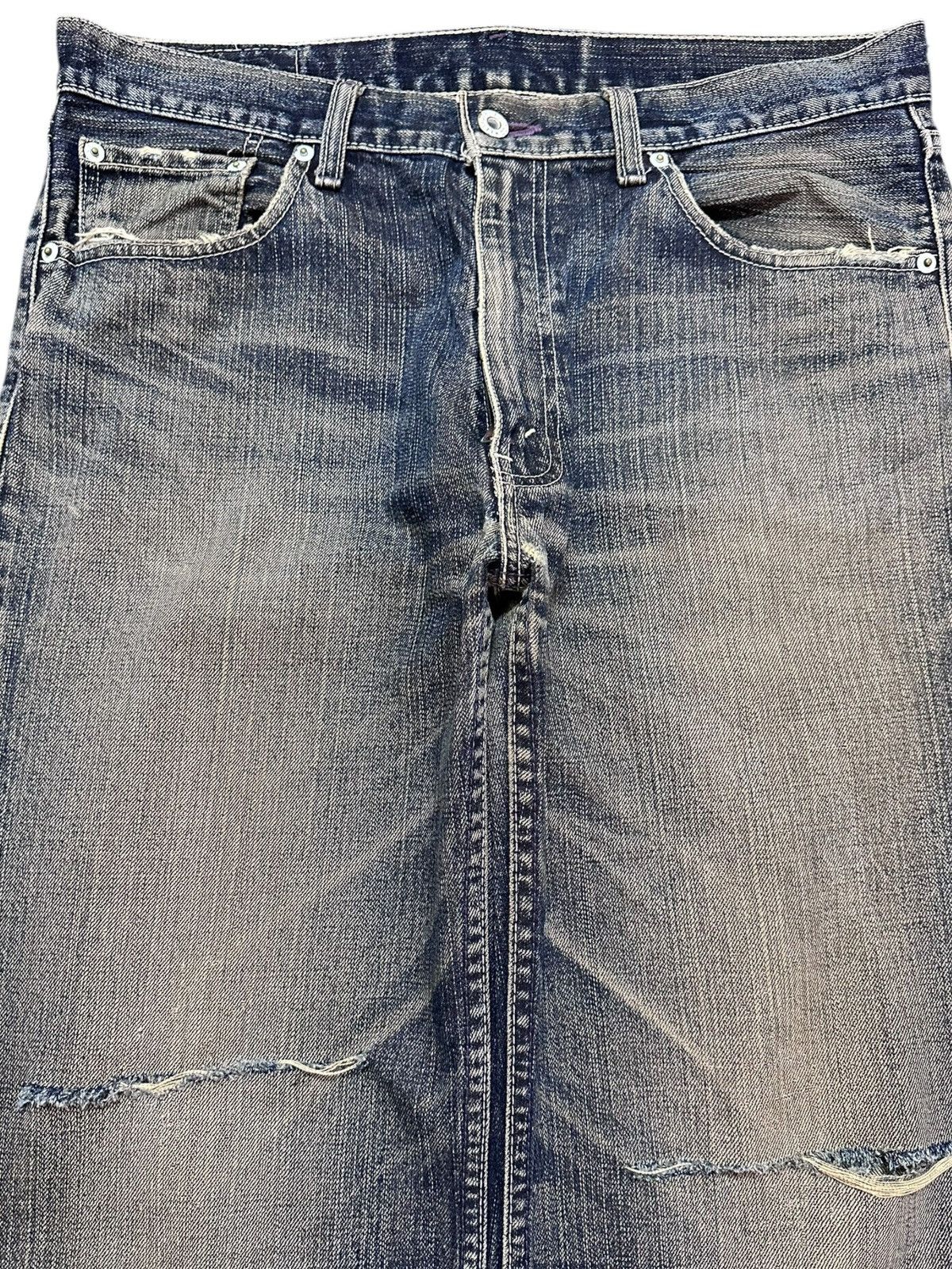 Levi's Vintage Clothing Vintage Levi’s 502 Mudwash Baggy Loose Denim Size US 33 - 2 Thumbnail