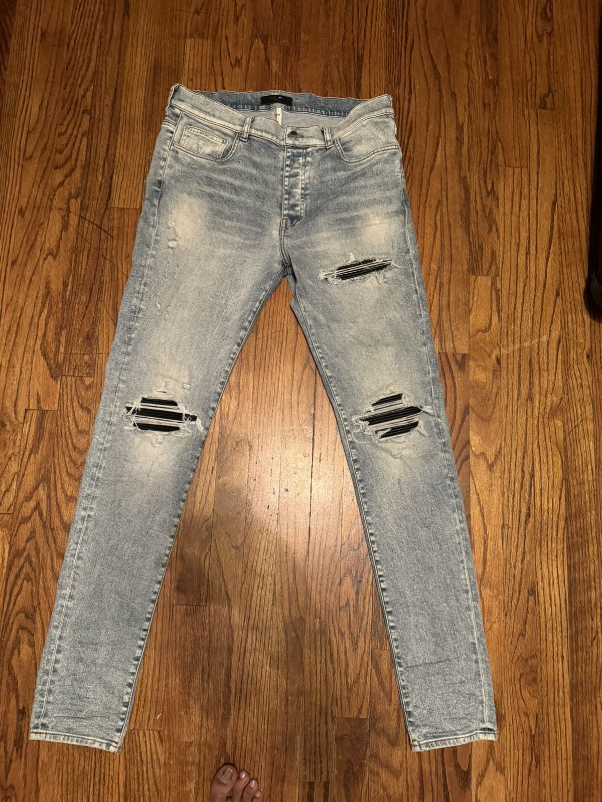 Image of Amiri Mx1 Jeans in Blue, Men's (Size 36)