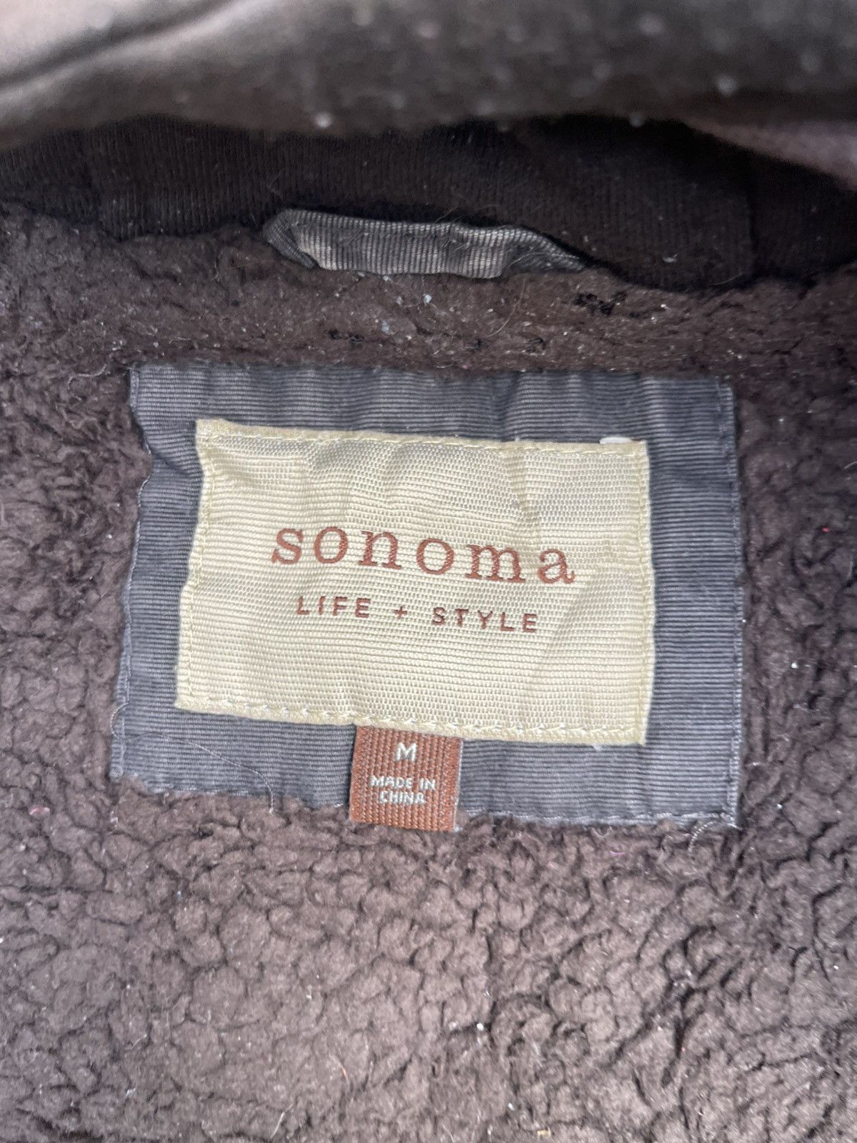 Sonoma Vintage Sonoma Utility Fleece-Lined Jacket Multi Pockets Size US M / EU 48-50 / 2 - 3 Thumbnail