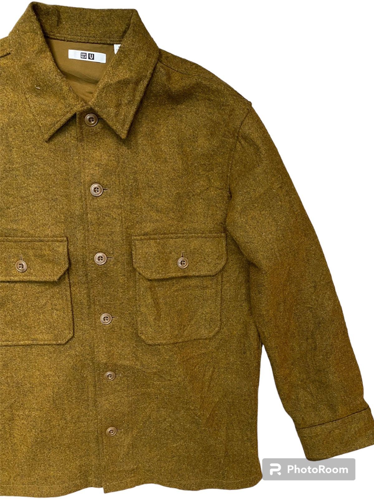 Undercover × Uniqlo Undercover Double Pocket Wool Shirts Size US M / EU 48-50 / 2 - 3 Thumbnail