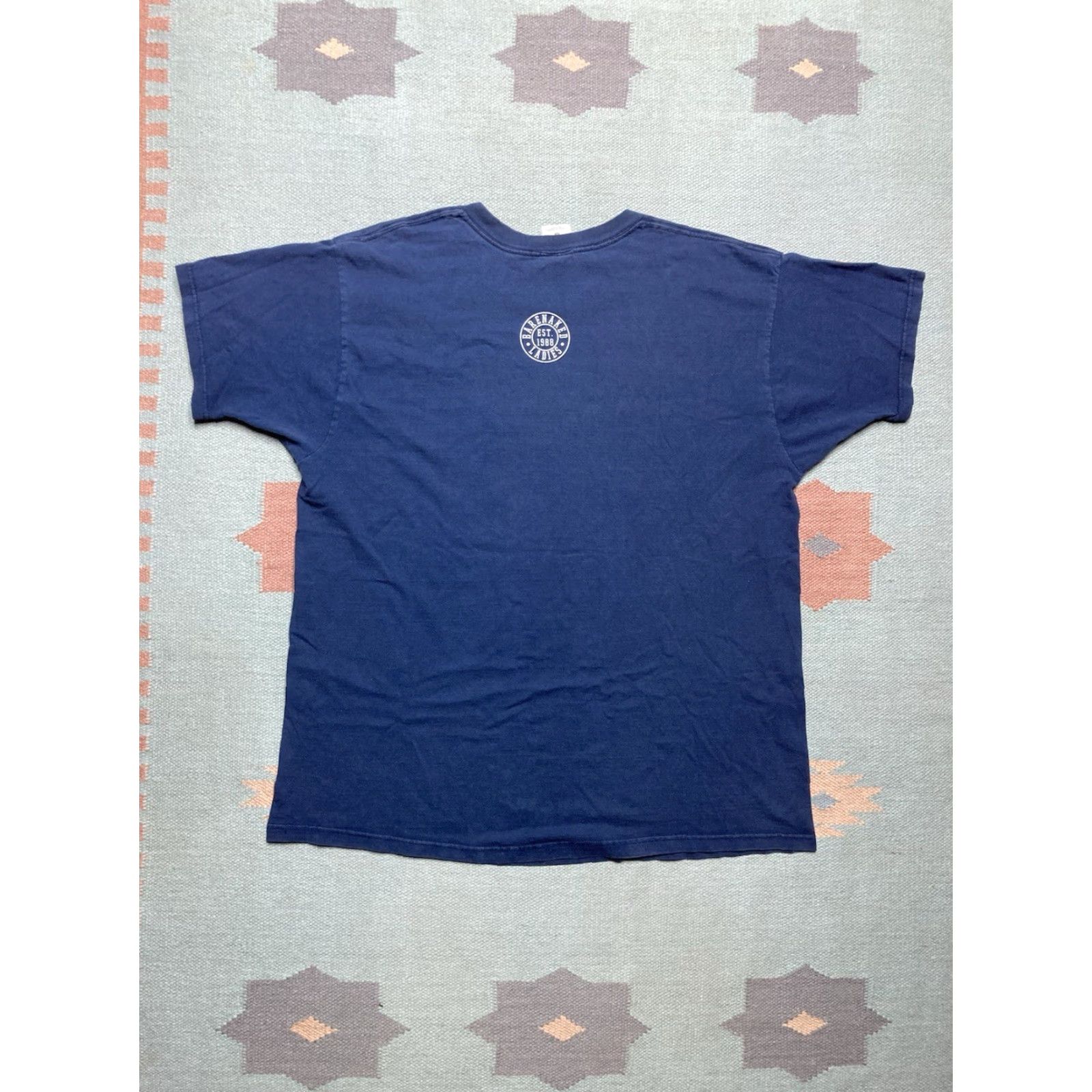 Fruit Of The Loom VINTAGE Barenaked Ladies Graphic T Shirt Athletics BNL Rock Tour Band Tee XL Men blue Shirt Size US XL / EU 56 / 4 - 4 Thumbnail