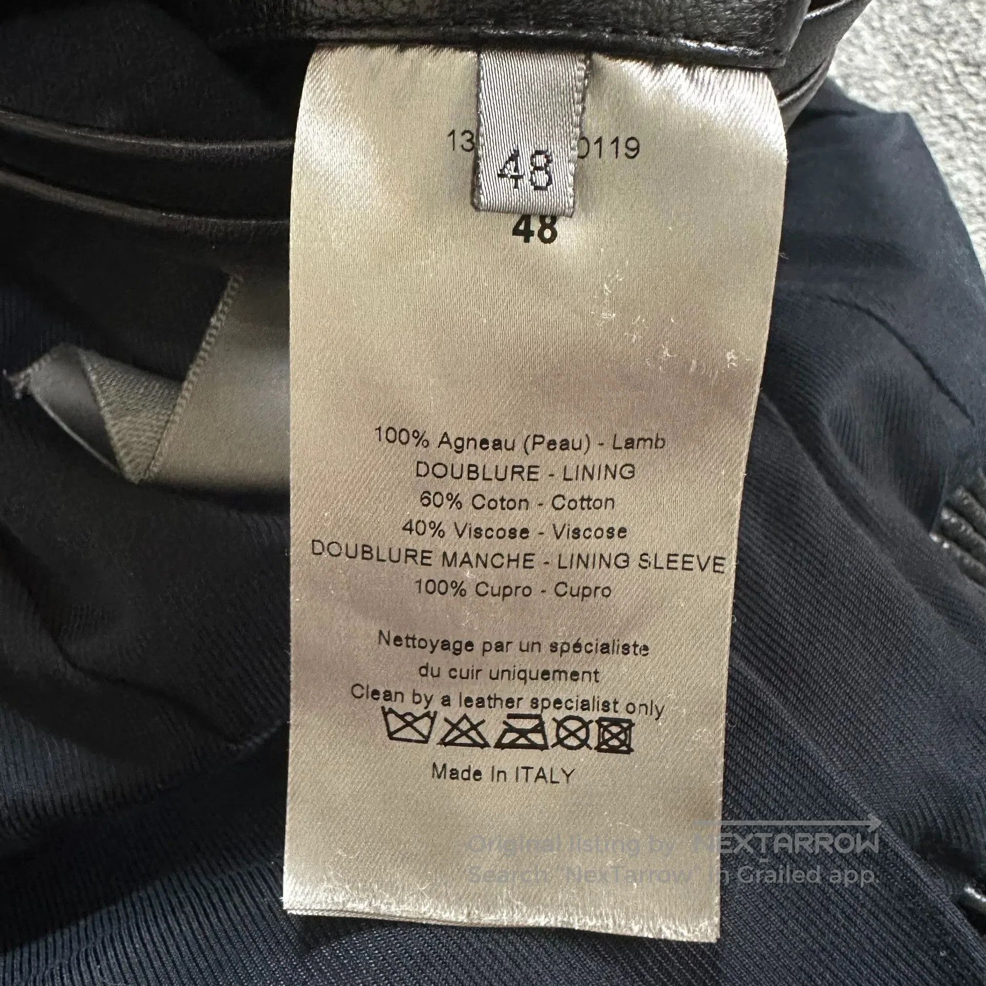 Dior Dior Homme Leather Biker Jacket Black. Size US M / EU 48-50 / 2 - 8 Thumbnail