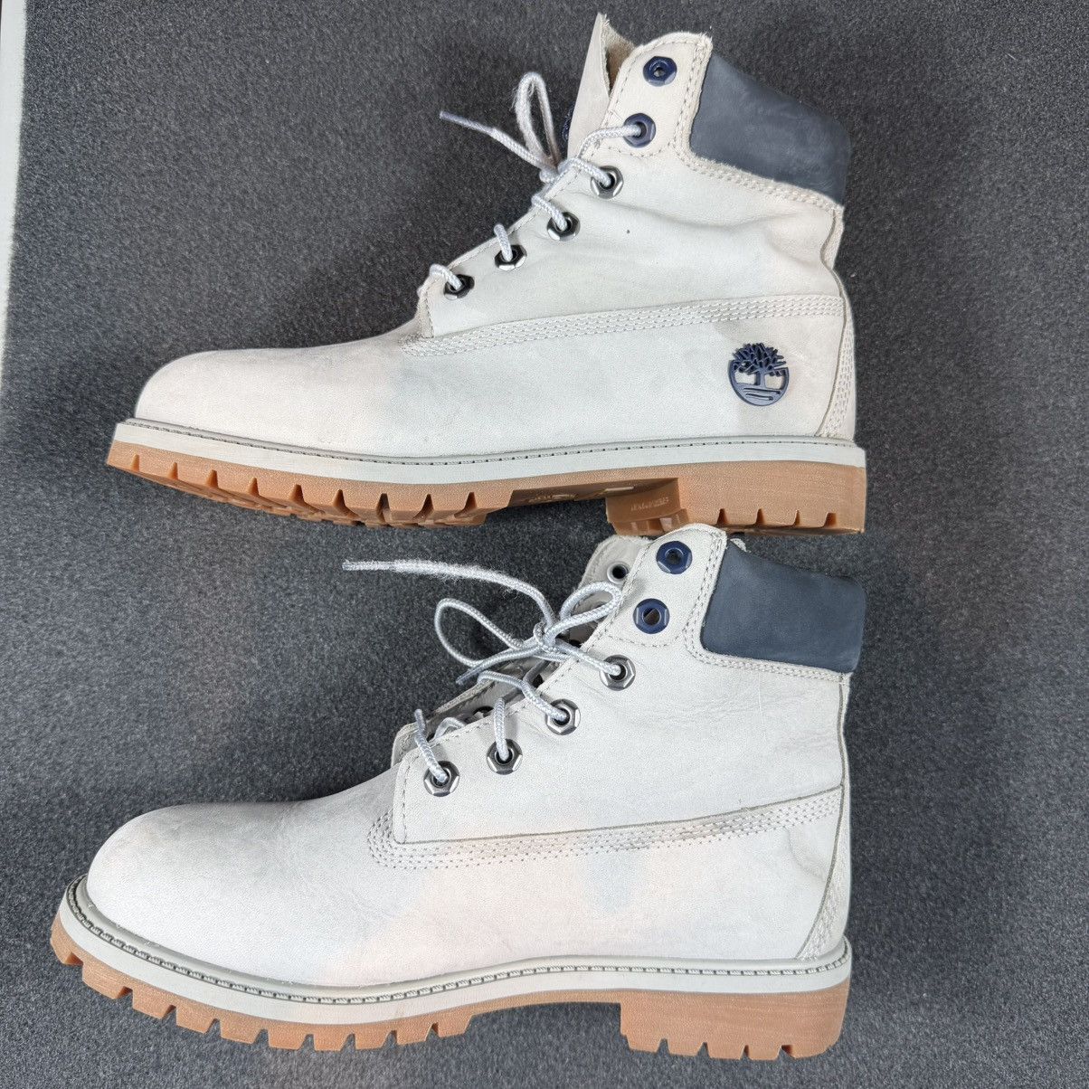 Timberland Timberland 6" Premium Bone Ivory Cream Waterproof Boot Size US 6 / EU 39 - 3 Thumbnail