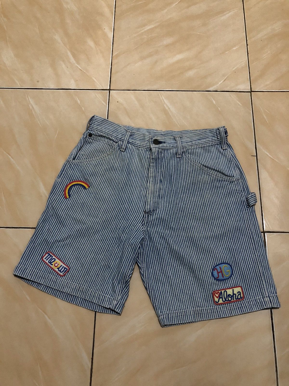 Hysteric Glamour × Japanese Brand Hysteric Glamour Carpenter Strip Embroidered Patch Pant Size US 30 / EU 46 - 1 Thumbnail