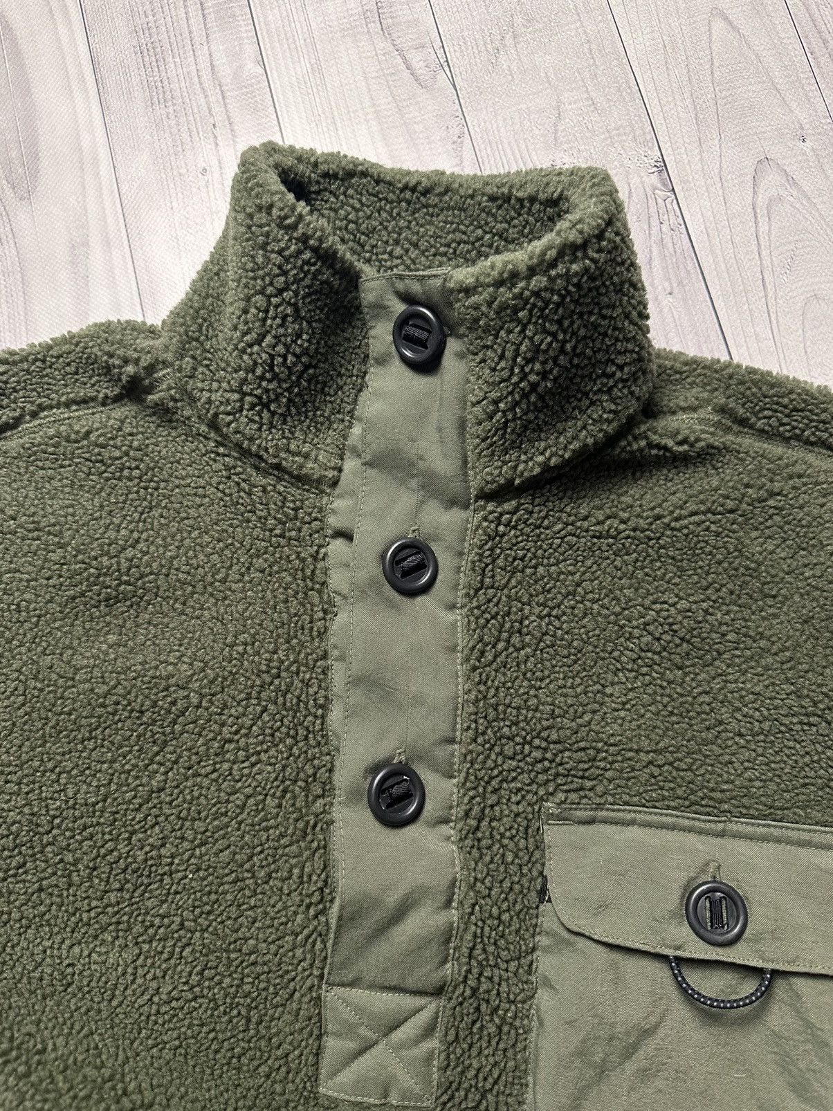 Vintage Vintage Nike ACG Sherpa Fleece Jacket Half Button pocket M Size US M / EU 48-50 / 2 - 5 Thumbnail