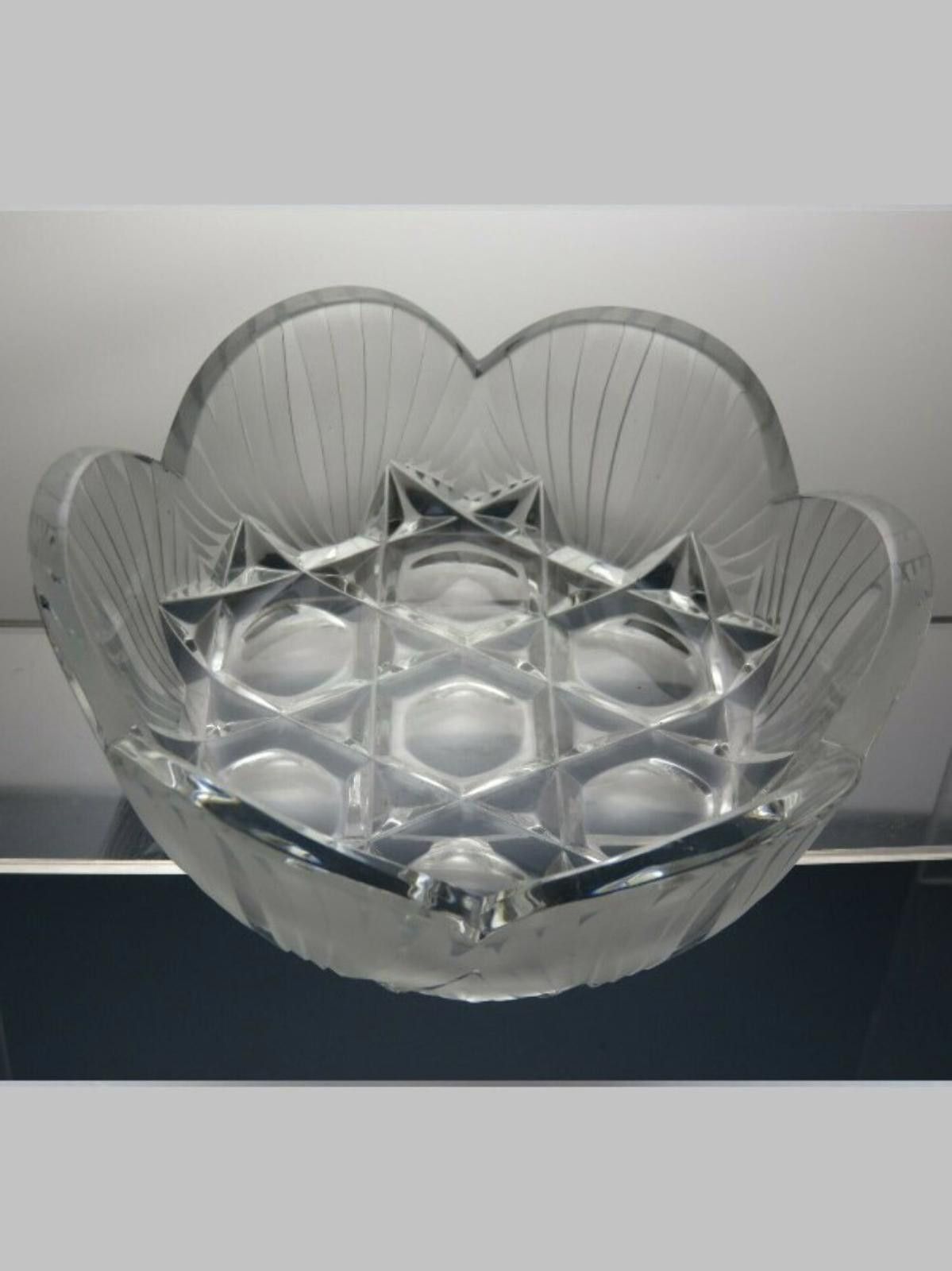 The Unbranded Brand Lead Crystal Cut Glass Finger Bowl 2" Size ONE SIZE - 1 Thumbnail