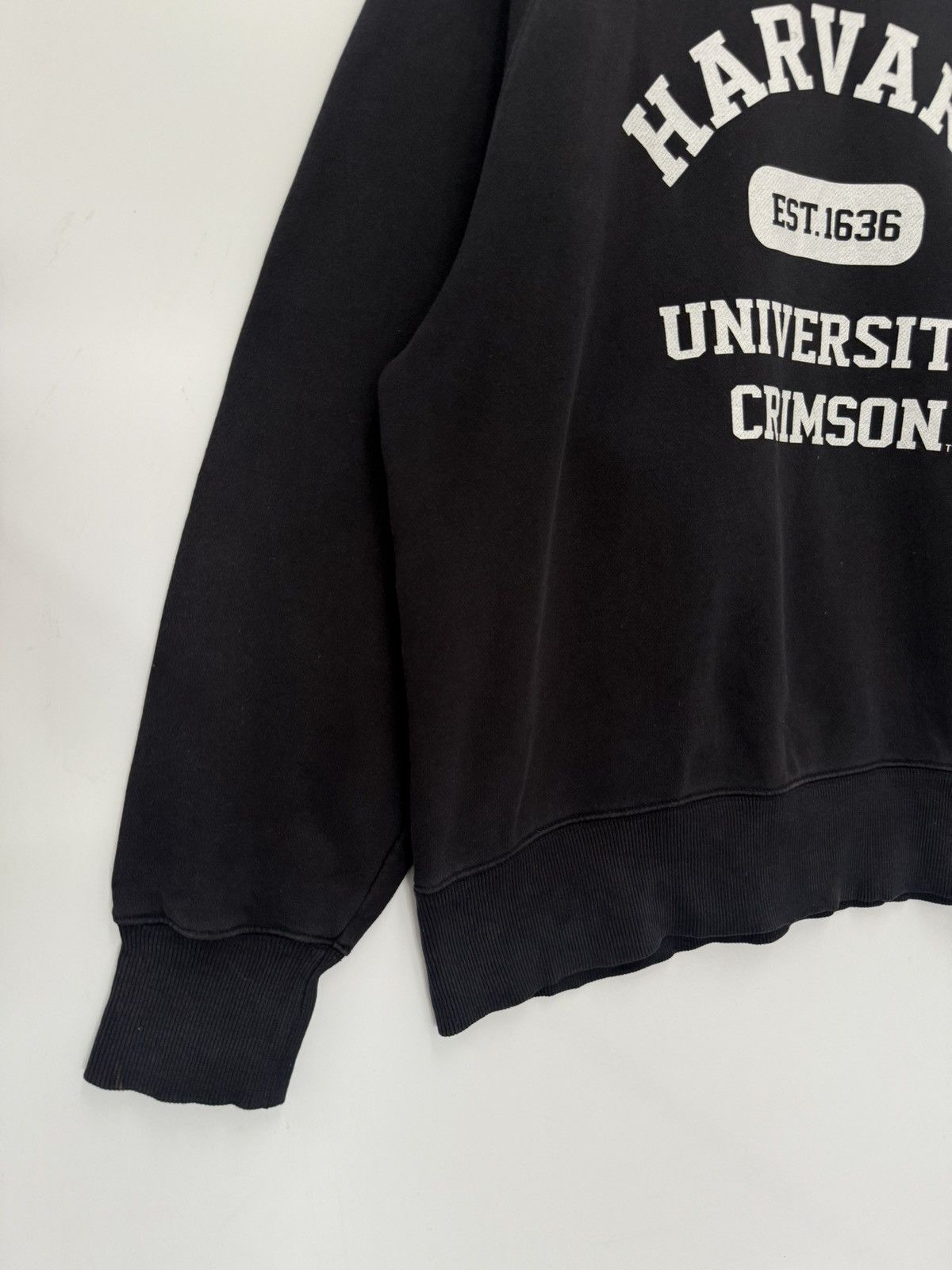 Public School 🔥 GU Y2K Harvard University Raglen Sleeves Sweatshirt - XL Size US XL / EU 56 / 4 - 3 Thumbnail