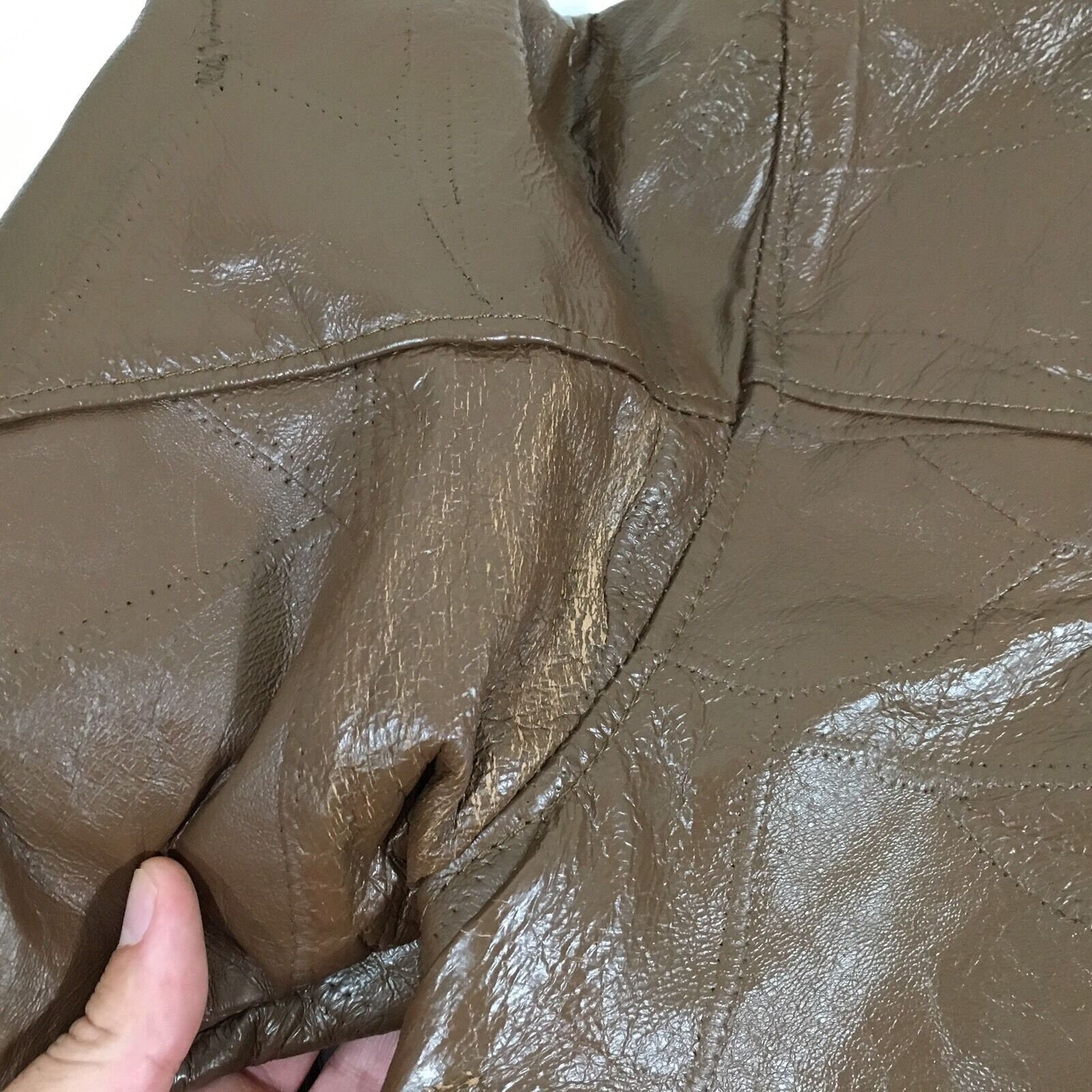 Haband Haband Executive Division Brown Patchwork Leather Car Jacket Size US L / EU 52-54 / 3 - 4 Thumbnail