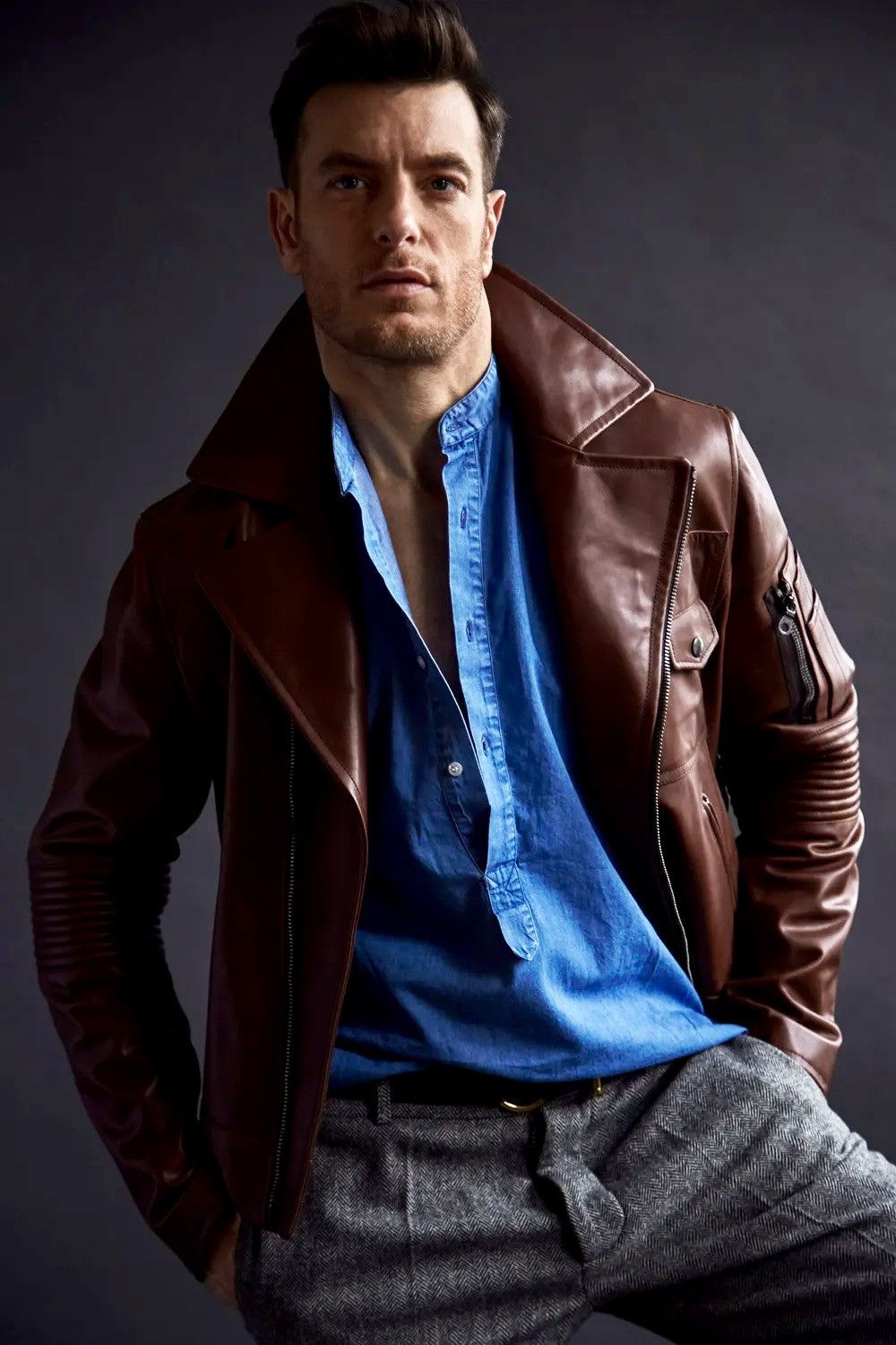 Michael Bastian Michael Bastian Leather Motorcycle Jacket size XS RRP $3,000 Size US XS / EU 42 / 0 - 8 Thumbnail
