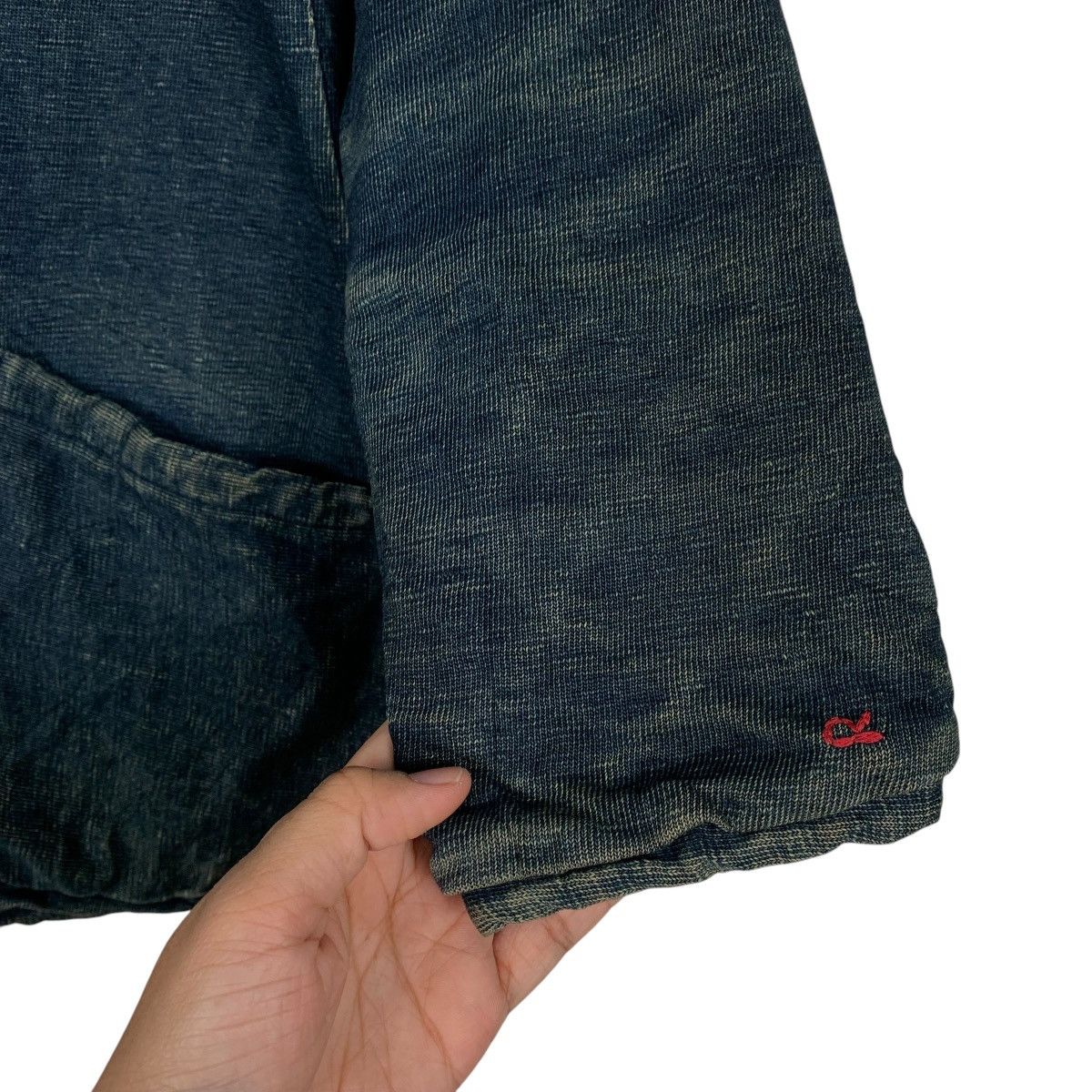45rpm Vintage 45rpm Sashiko Indigo Denim Reversible Jacket Size US S / EU 44-46 / 1 - 9 Thumbnail