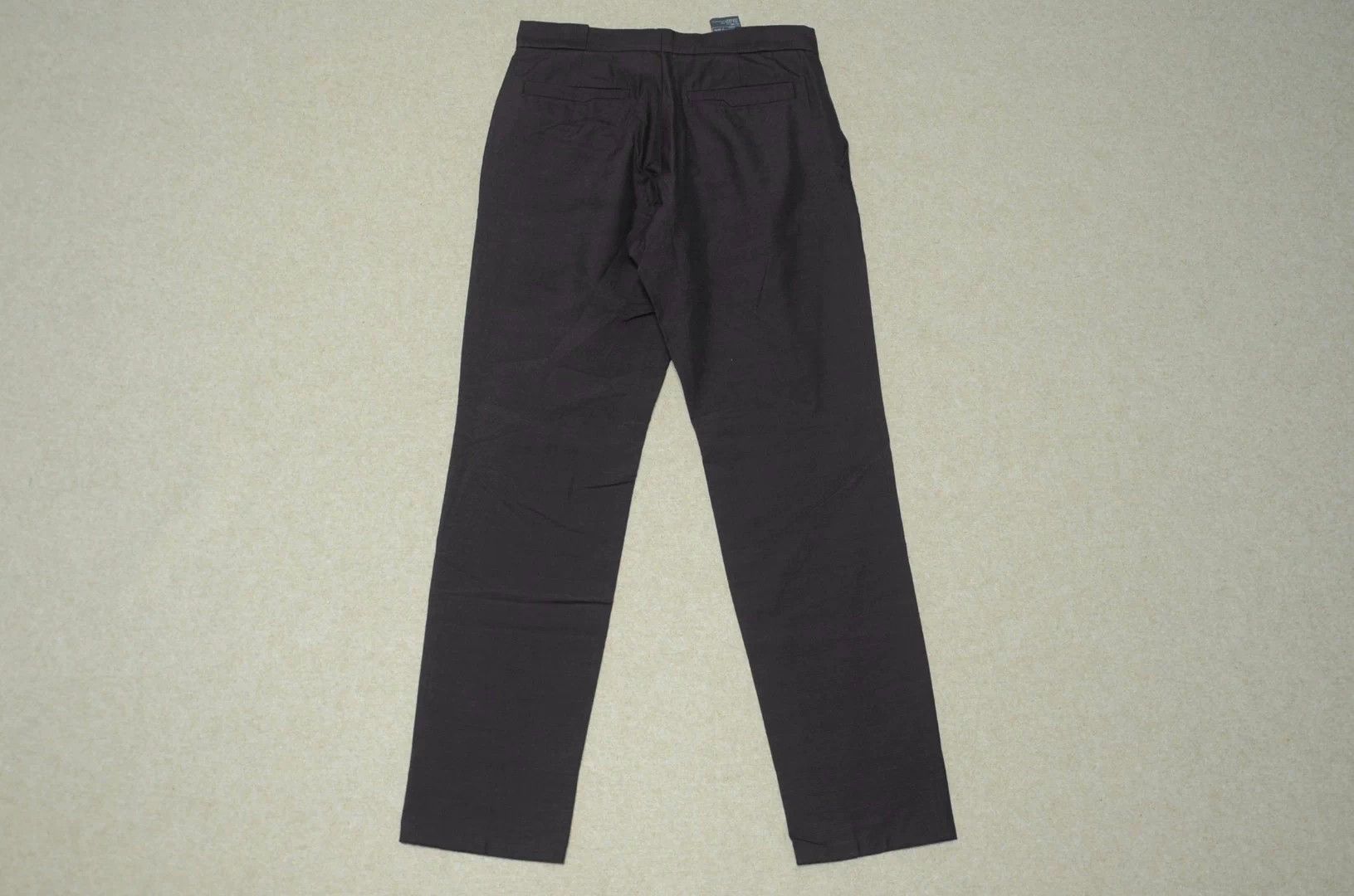 Ermenegildo Zegna Zegna XXX 100% Silk Dark Brown Trousers 48 Size 48S - 6 Thumbnail