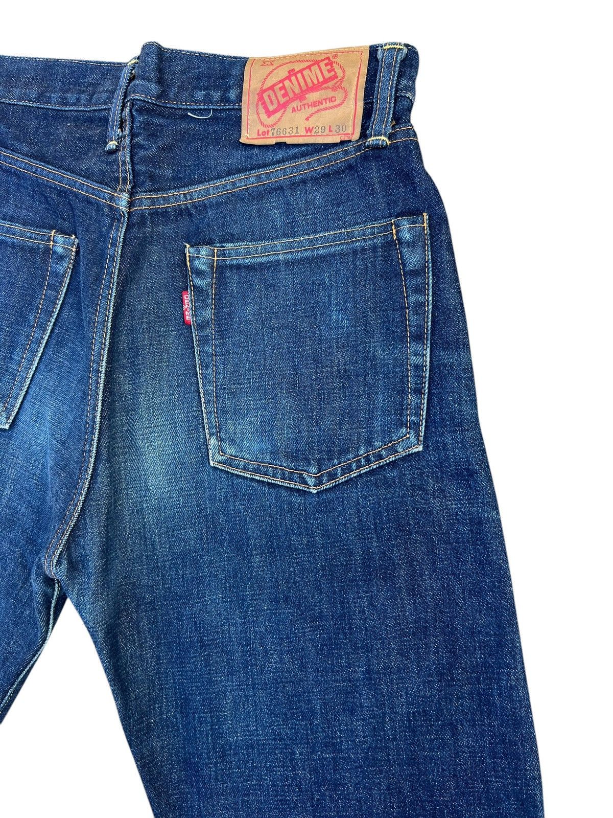 Denime × Japanese Brand Vintage DENIME Japan Fade Denim Selvedge Jeans Size US 29 - 18 Thumbnail