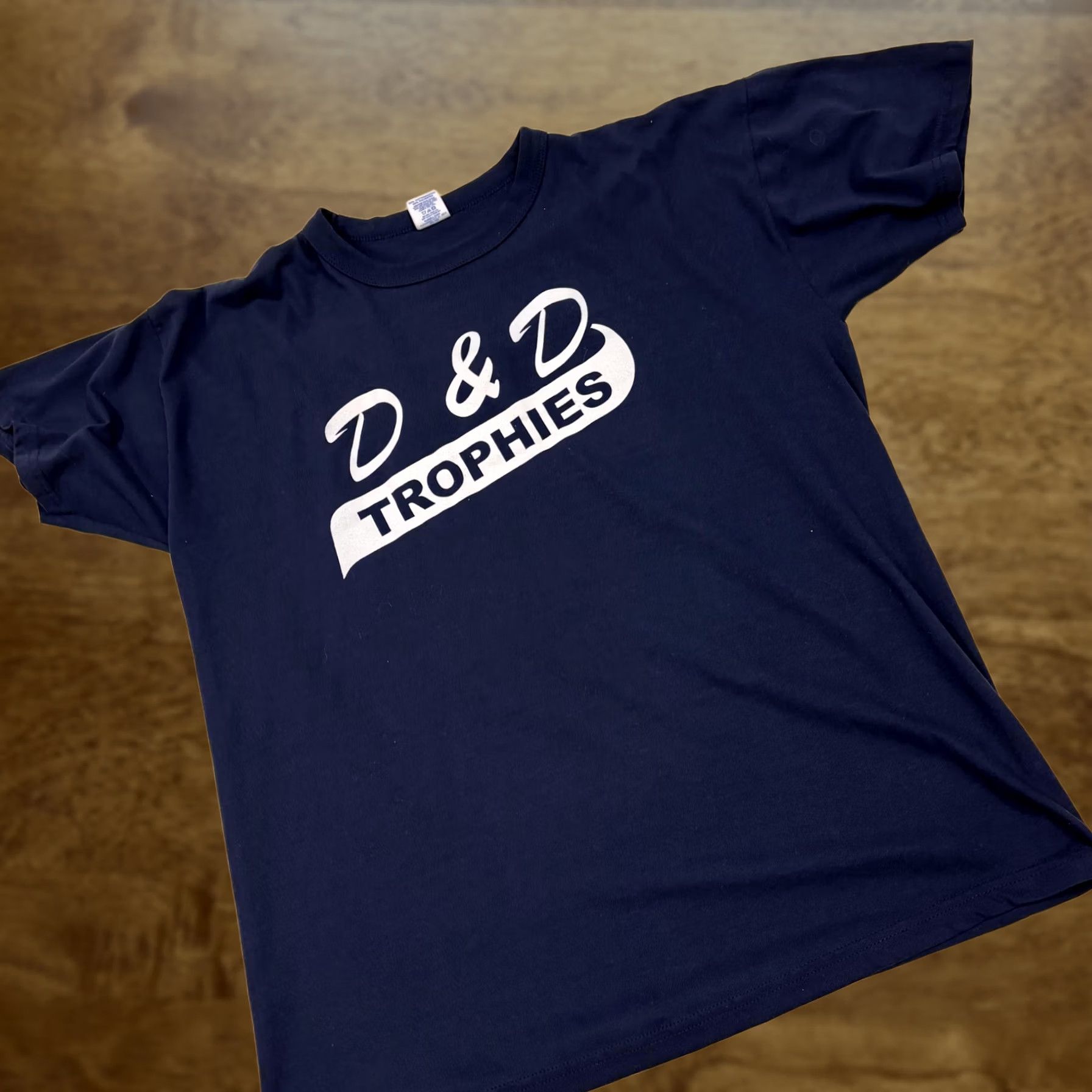 Russell Athletic VINTAGE Russell Athletic Shirt Men Large Navy Blue 15 Trophies Tee T-Shirt Size US L / EU 52-54 / 3 - 1 Thumbnail