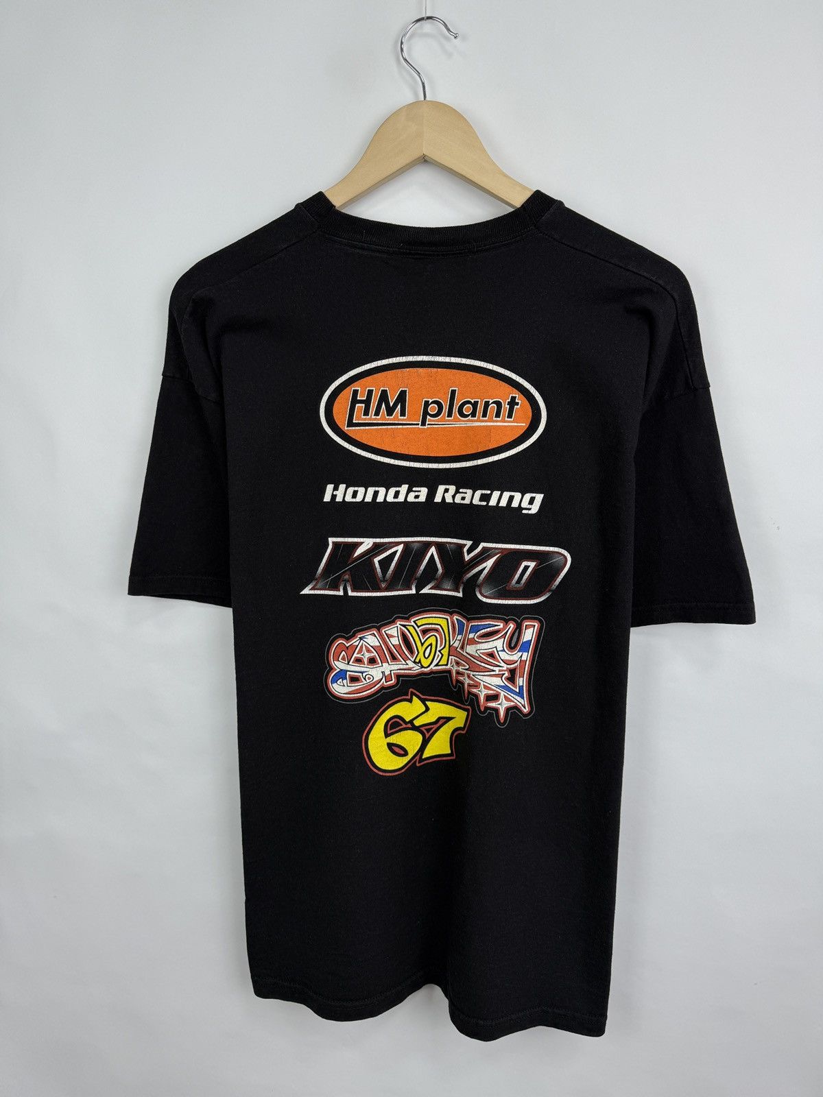 Honda 🇬🇧 Vintage Honda HM Plant Kiyo T-Shirt British Superbike K1yo Size US XL / EU 56 / 4 - 8 Thumbnail