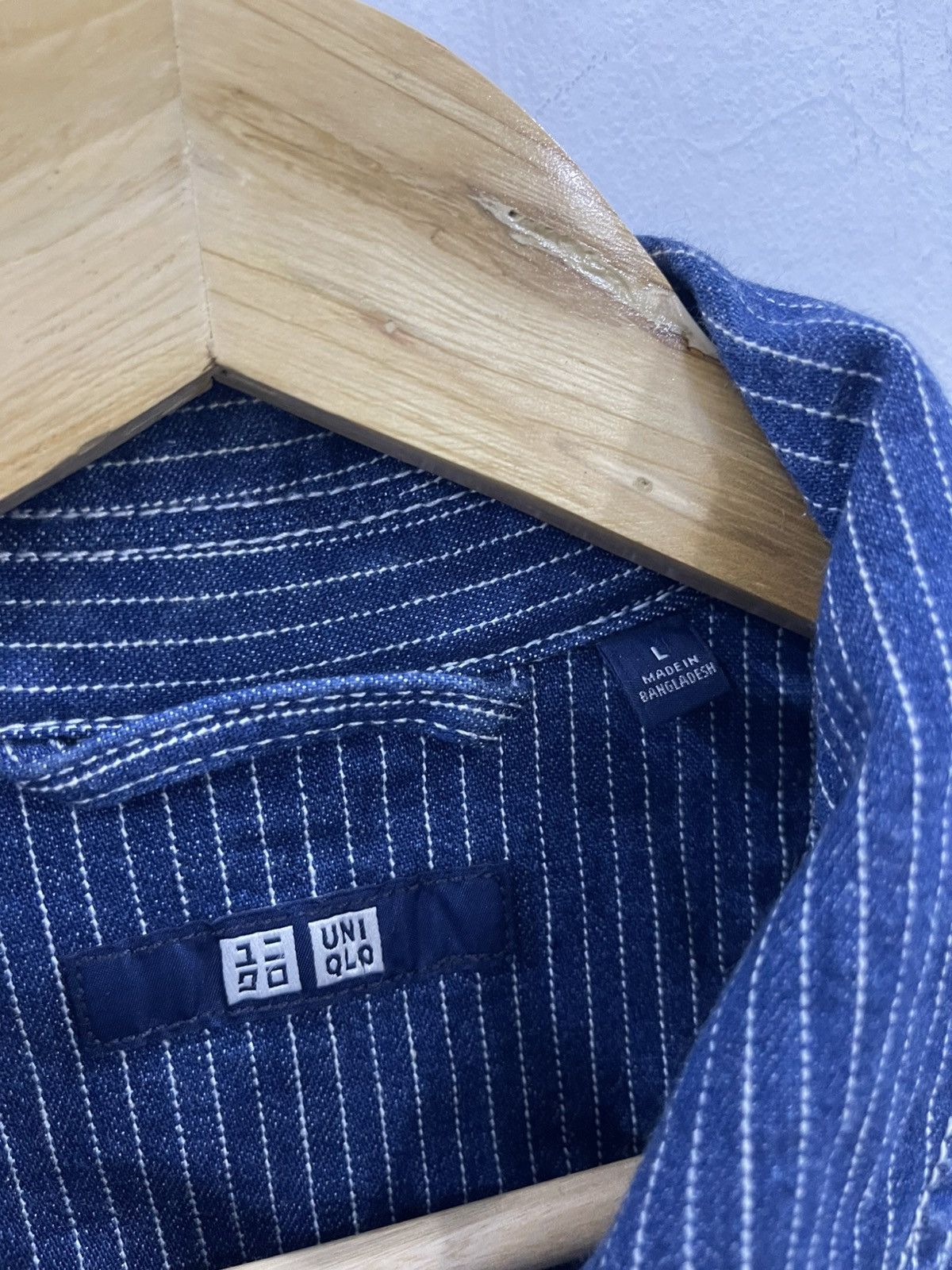 Uniqlo Uniqlo Wabash Denim Jacket Size US L / EU 52-54 / 3 - 3 Thumbnail