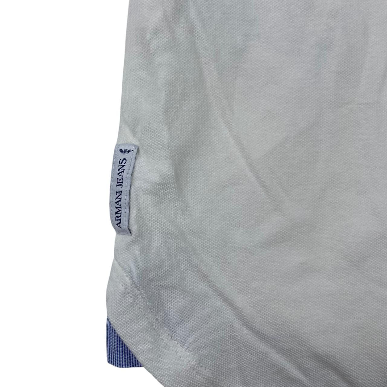 Armani ARMANI JEANS EMPORIO Giorgio Plain Polo Tee Shirt Top Collar Size S / US 4 / IT 40 - 4 Thumbnail